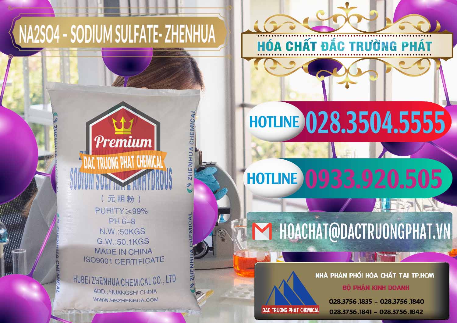 Sodium Sulphate - Muối Sunfat Na2SO4 Zhenhua Trung Quốc China Bán _ cung ứng Sodium Sulphate - Muối Sunfat Na2SO4 Zhenhua Trung Quốc China - 0101 - Công ty kinh doanh _ cung cấp hóa chất tại TP.HCM - truongphat.vn