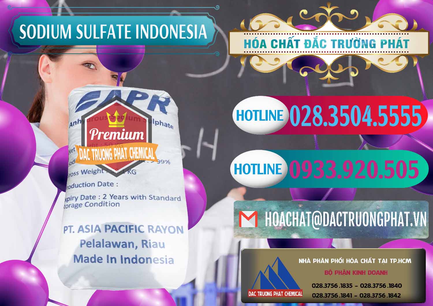 Đơn vị chuyên nhập khẩu và bán Sodium Sulphate - Muối Sunfat Na2SO4 APR Indonesia - 0460 - Nhà cung cấp _ nhập khẩu hóa chất tại TP.HCM - truongphat.vn