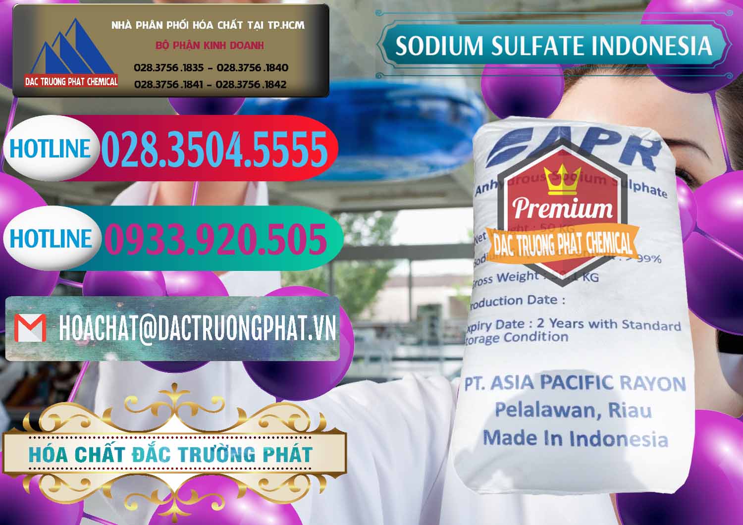 Cty cung cấp _ bán Sodium Sulphate - Muối Sunfat Na2SO4 APR Indonesia - 0460 - Chuyên bán ( phân phối ) hóa chất tại TP.HCM - truongphat.vn