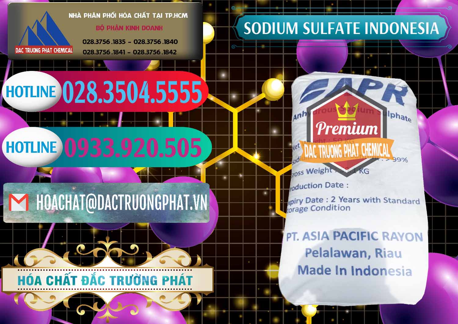 Cty bán - phân phối Sodium Sulphate - Muối Sunfat Na2SO4 APR Indonesia - 0460 - Đơn vị chuyên phân phối ( bán ) hóa chất tại TP.HCM - truongphat.vn