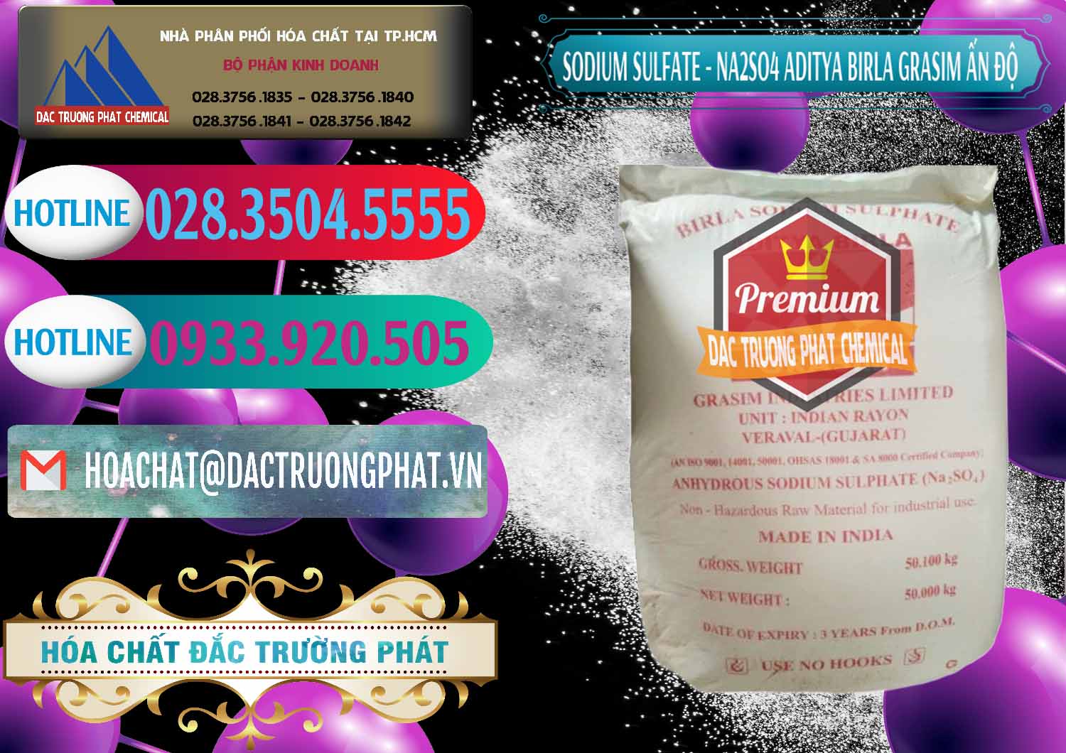 Nơi chuyên cung ứng _ bán Sodium Sulphate - Muối Sunfat Na2SO4 Grasim Ấn Độ India - 0356 - Cung cấp & kinh doanh hóa chất tại TP.HCM - truongphat.vn