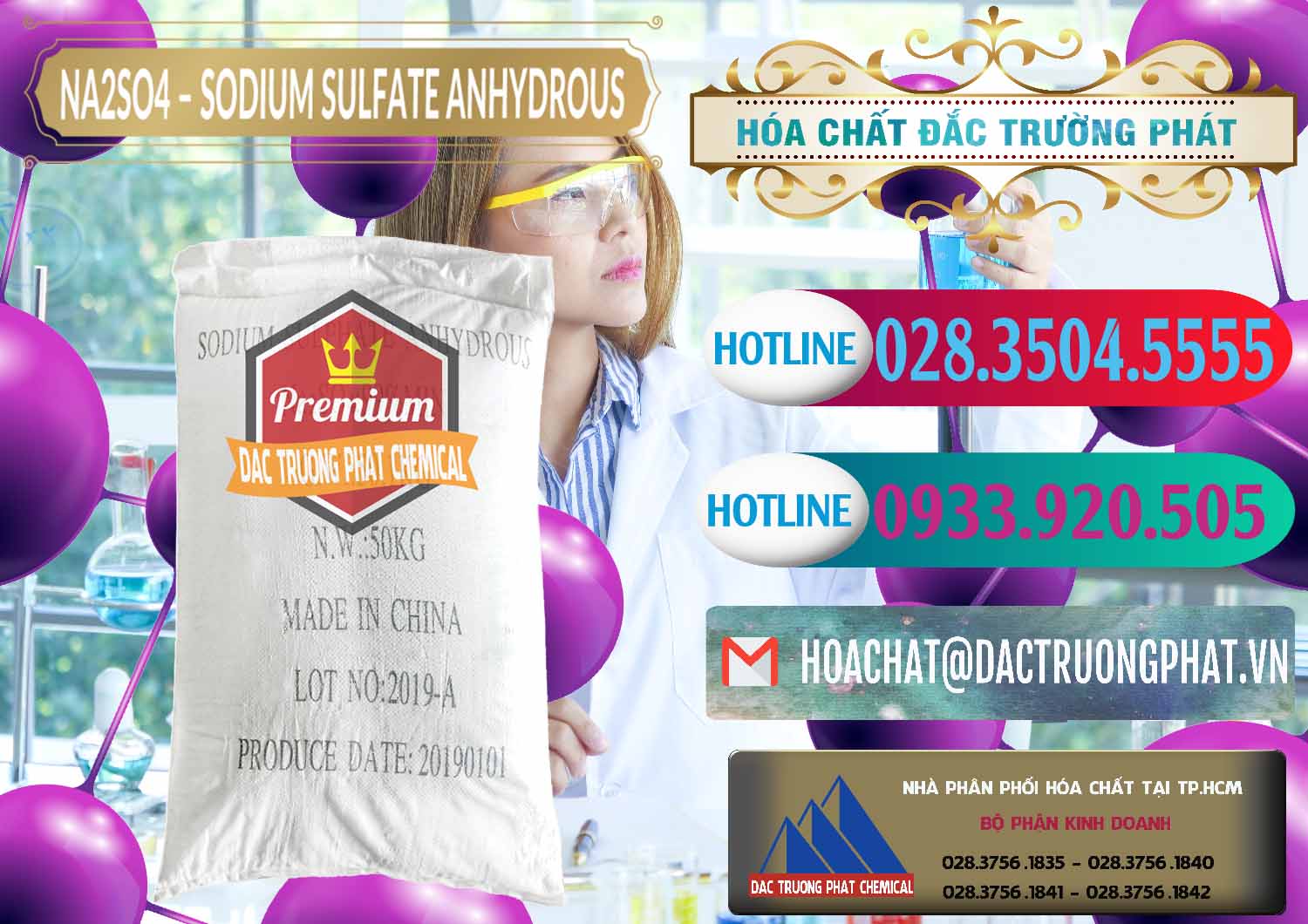 Nhà cung cấp ( bán ) Sodium Sulphate - Muối Sunfat Na2SO4 PH 6-8 Trung Quốc China - 0099 - Đơn vị chuyên phân phối & cung ứng hóa chất tại TP.HCM - truongphat.vn