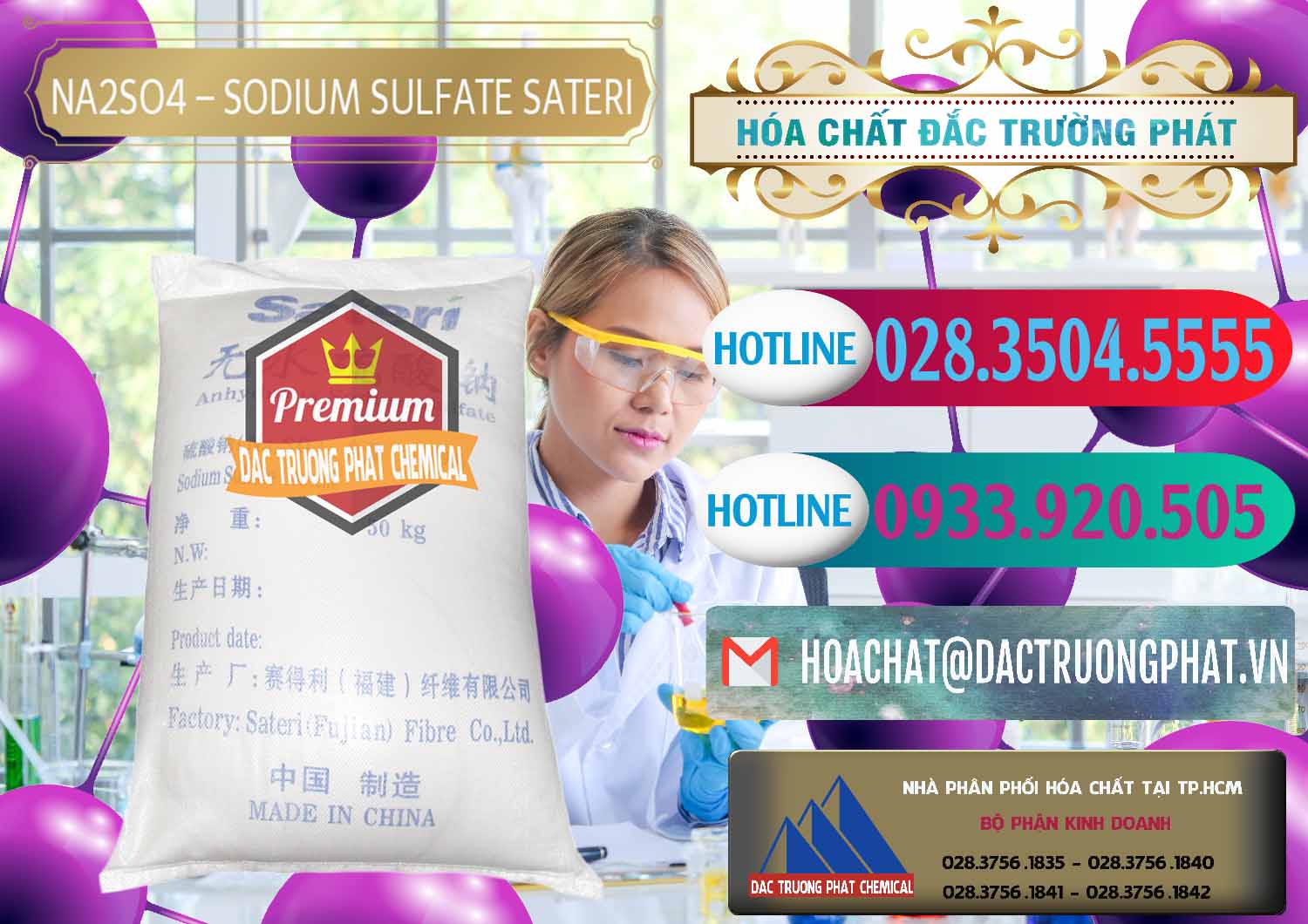 Cty bán _ cung ứng Sodium Sulphate - Muối Sunfat Na2SO4 Sateri Trung Quốc China - 0100 - Nơi chuyên cung cấp - nhập khẩu hóa chất tại TP.HCM - truongphat.vn