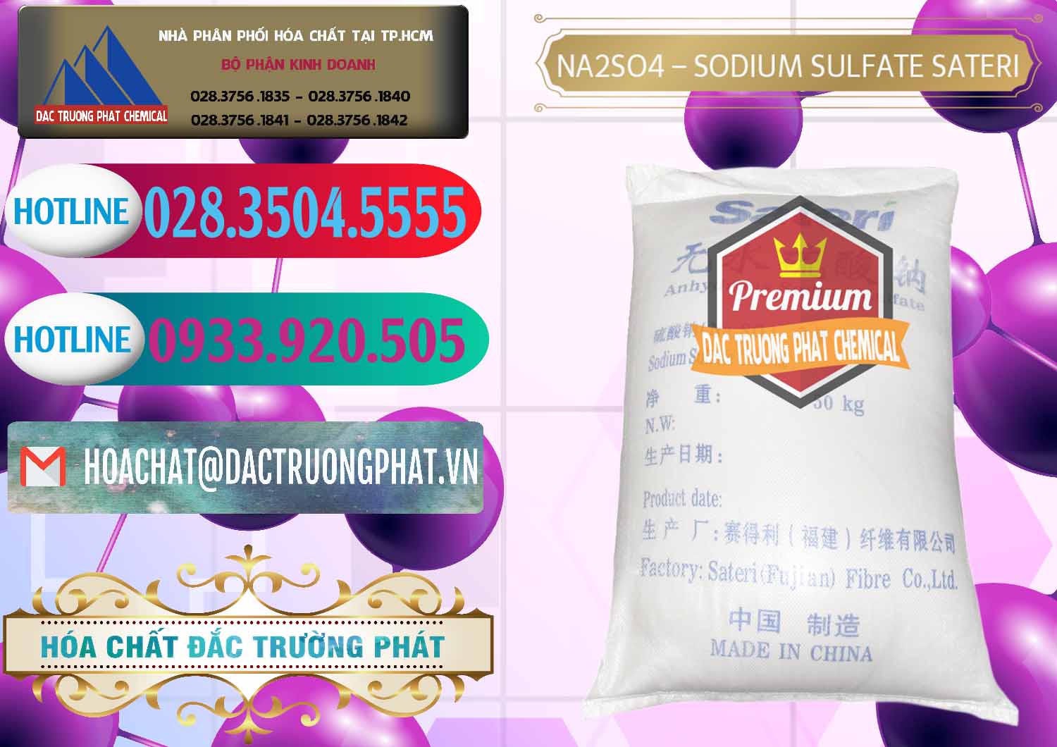 Cty chuyên nhập khẩu & bán Sodium Sulphate - Muối Sunfat Na2SO4 Sateri Trung Quốc China - 0100 - Công ty phân phối ( cung cấp ) hóa chất tại TP.HCM - truongphat.vn
