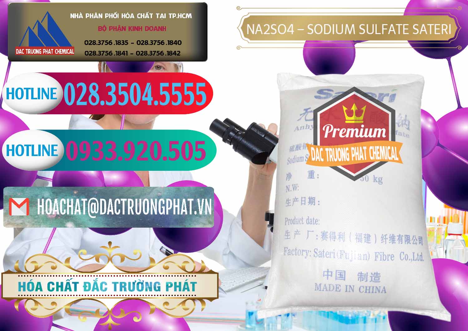 Địa chỉ bán œ phân phối hóa chất Muối Sulfate © Muối Sulfat Sodium Dạng Bột Sateri Trung Quốc China Cty chuyên bán ( cung cấp ) Sodium Sulphate - Muối Sunfat Na2SO4 Sateri Trung Quốc China - 0100 - Kinh doanh ( phân phối ) hóa chất tại TP.HCM - truongphat.vn