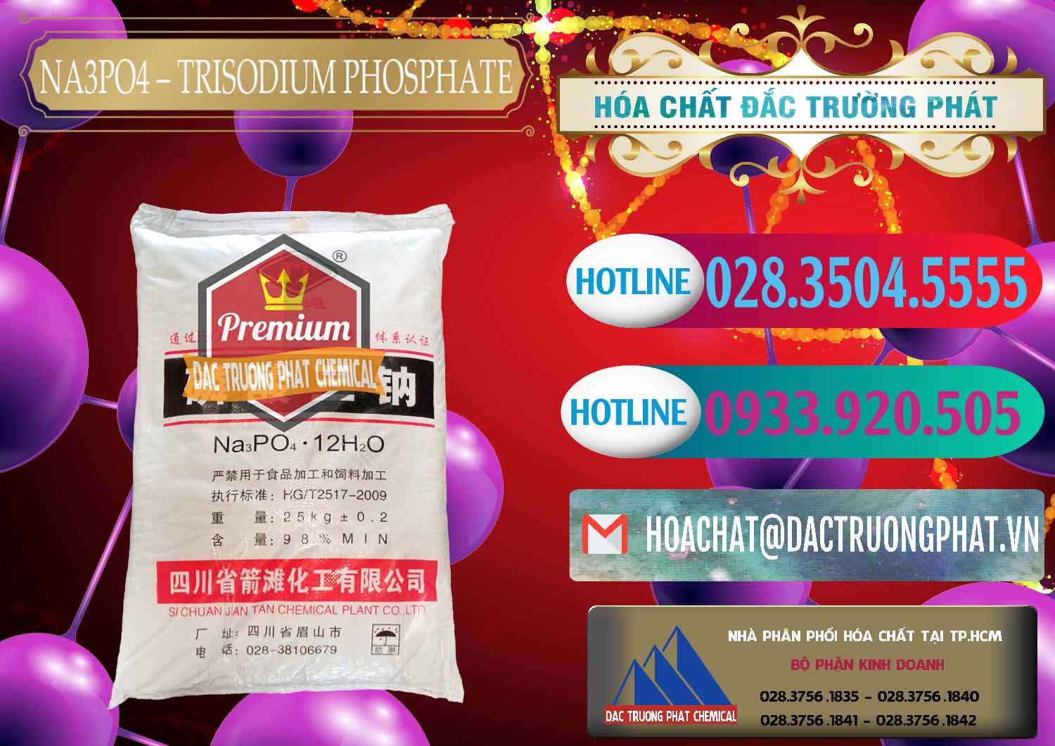 Đơn vị nhập khẩu và bán Na3PO4 – Trisodium Phosphate Trung Quốc China JT - 0102 - Nơi chuyên phân phối và bán hóa chất tại TP.HCM - truongphat.vn