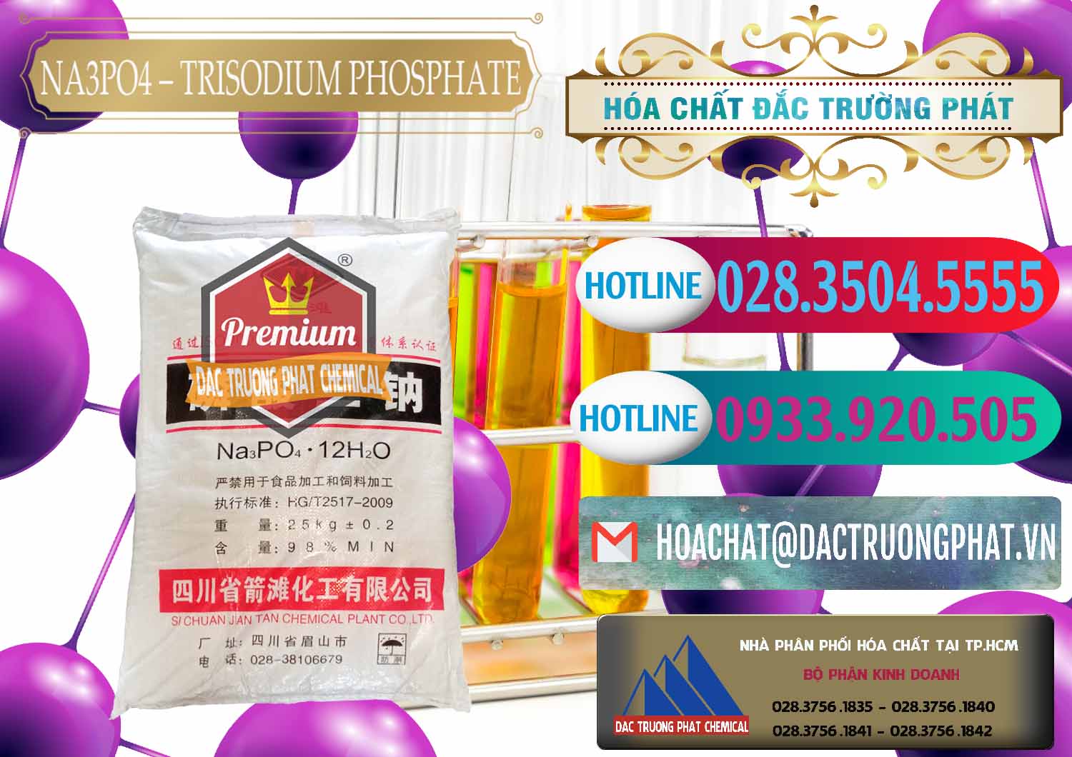 Công ty kinh doanh - bán Na3PO4 – Trisodium Phosphate Trung Quốc China JT - 0102 - Đơn vị chuyên bán & phân phối hóa chất tại TP.HCM - truongphat.vn