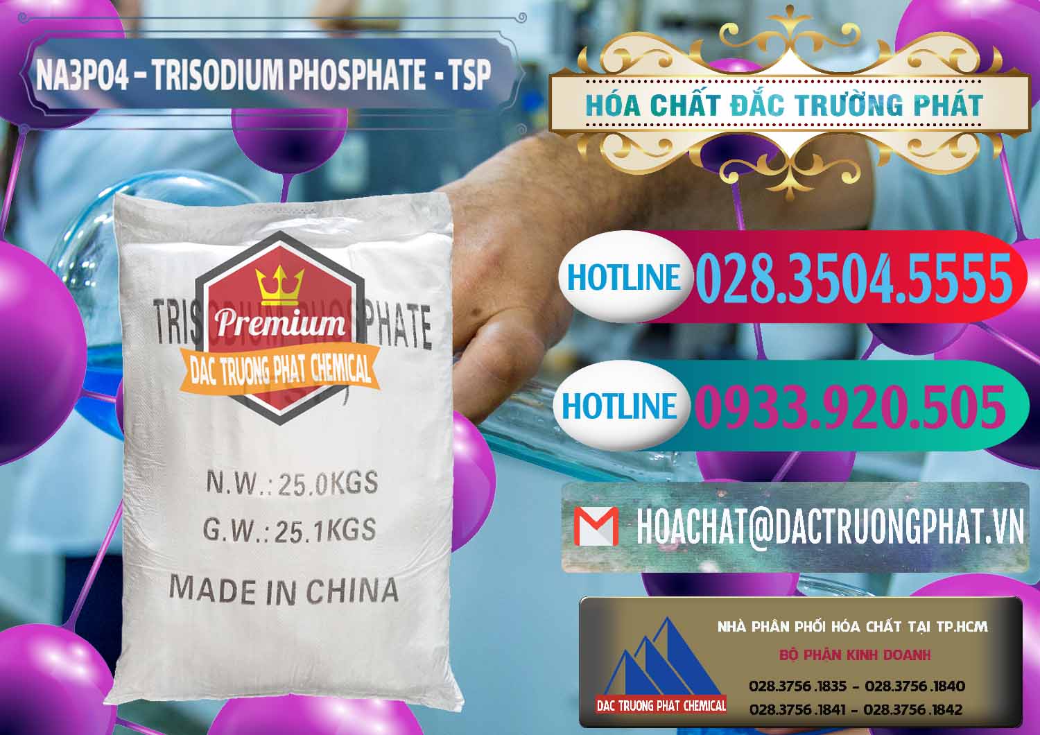 Nhà cung cấp & bán Na3PO4 – Trisodium Phosphate Trung Quốc China TSP - 0103 - Nơi phân phối & nhập khẩu hóa chất tại TP.HCM - truongphat.vn