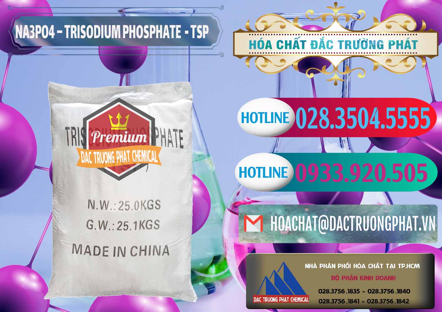 Đơn vị nhập khẩu ( bán ) Na3PO4 – Trisodium Phosphate Trung Quốc China TSP - 0103 - Nơi nhập khẩu và phân phối hóa chất tại TP.HCM - truongphat.vn