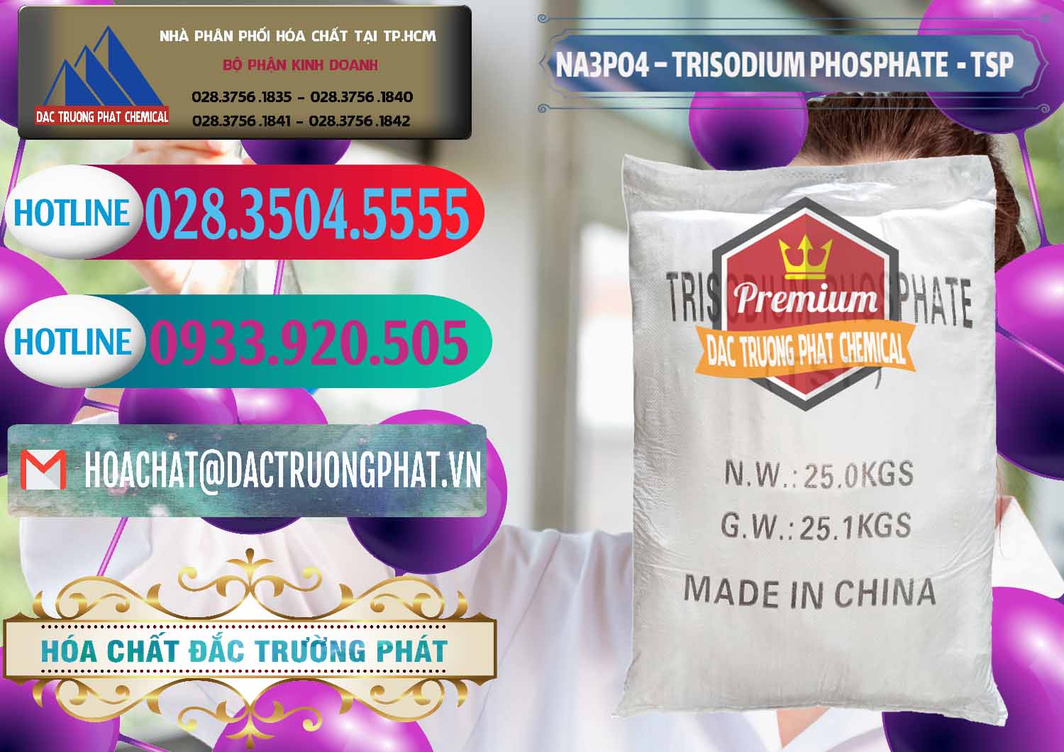 Chuyên phân phối & bán Na3PO4 – Trisodium Phosphate Trung Quốc China TSP - 0103 - Đơn vị cung cấp và phân phối hóa chất tại TP.HCM - truongphat.vn