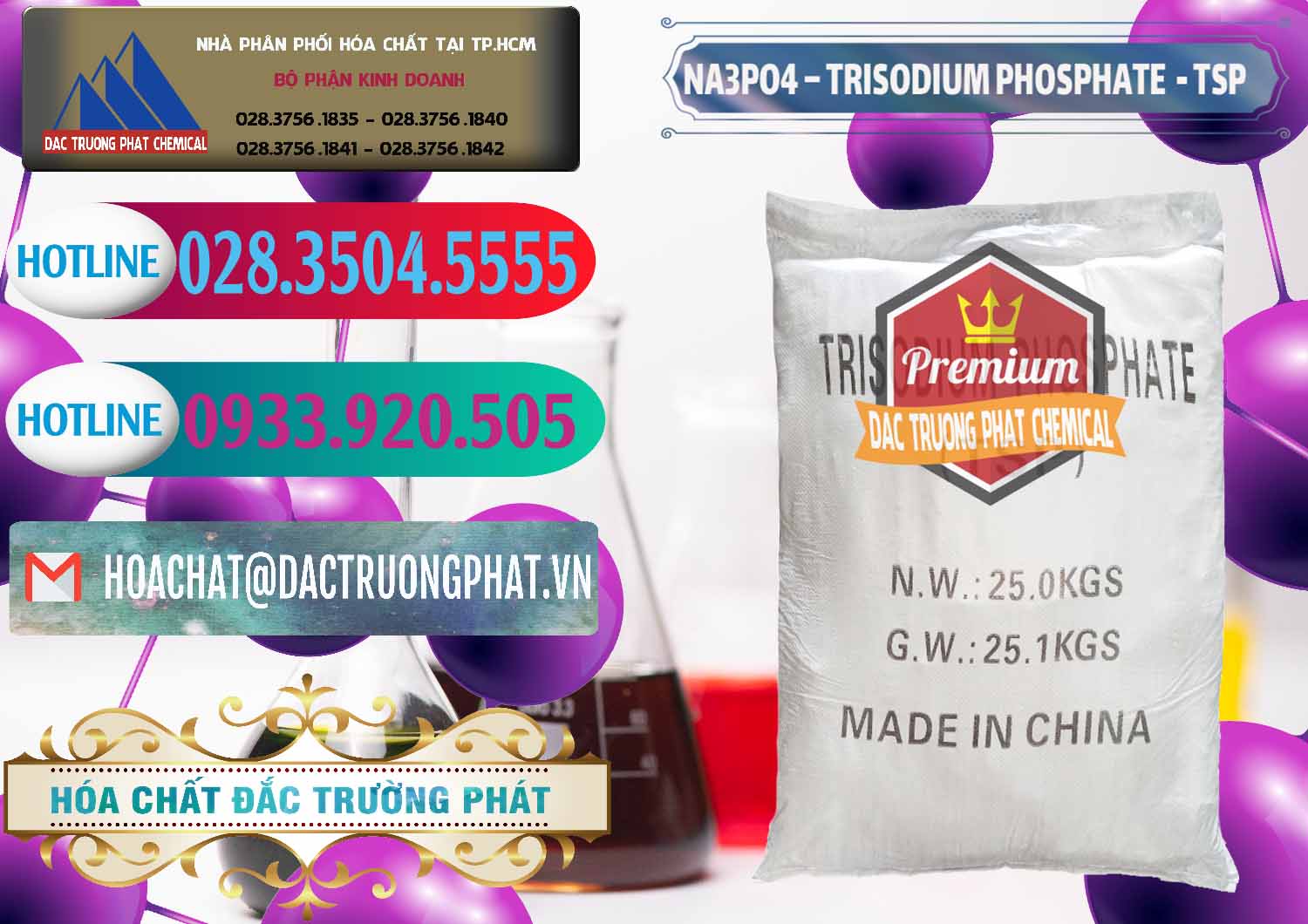 Đơn vị phân phối _ bán Na3PO4 – Trisodium Phosphate Trung Quốc China TSP - 0103 - Đơn vị chuyên cung cấp _ bán hóa chất tại TP.HCM - truongphat.vn