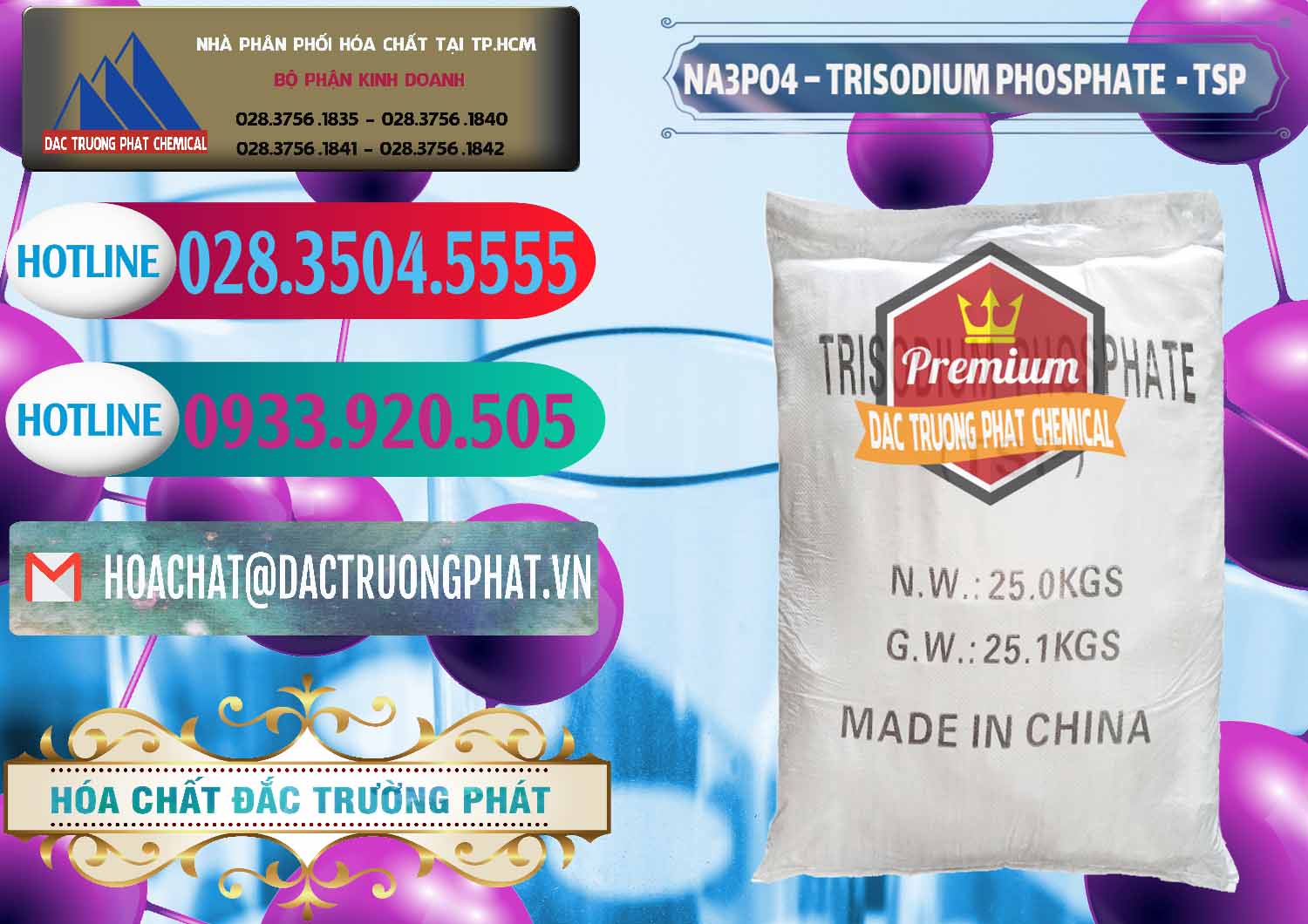 Nơi chuyên bán ( phân phối ) Na3PO4 – Trisodium Phosphate Trung Quốc China TSP - 0103 - Nơi chuyên cung cấp - kinh doanh hóa chất tại TP.HCM - truongphat.vn