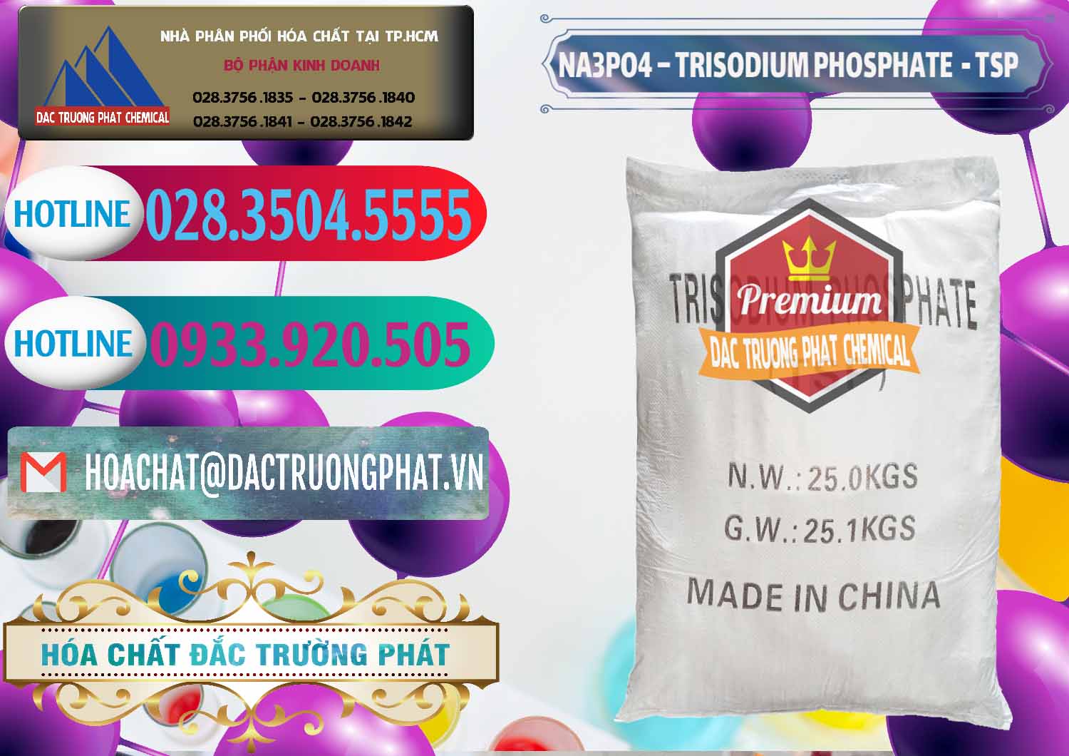 Công ty bán - cung cấp Na3PO4 – Trisodium Phosphate Trung Quốc China TSP - 0103 - Nhập khẩu ( phân phối ) hóa chất tại TP.HCM - truongphat.vn