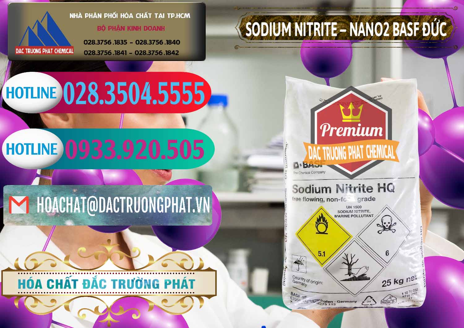 Nơi phân phối & bán Sodium Nitrite - NANO2 Đức BASF Germany - 0148 - Chuyên phân phối và kinh doanh hóa chất tại TP.HCM - truongphat.vn