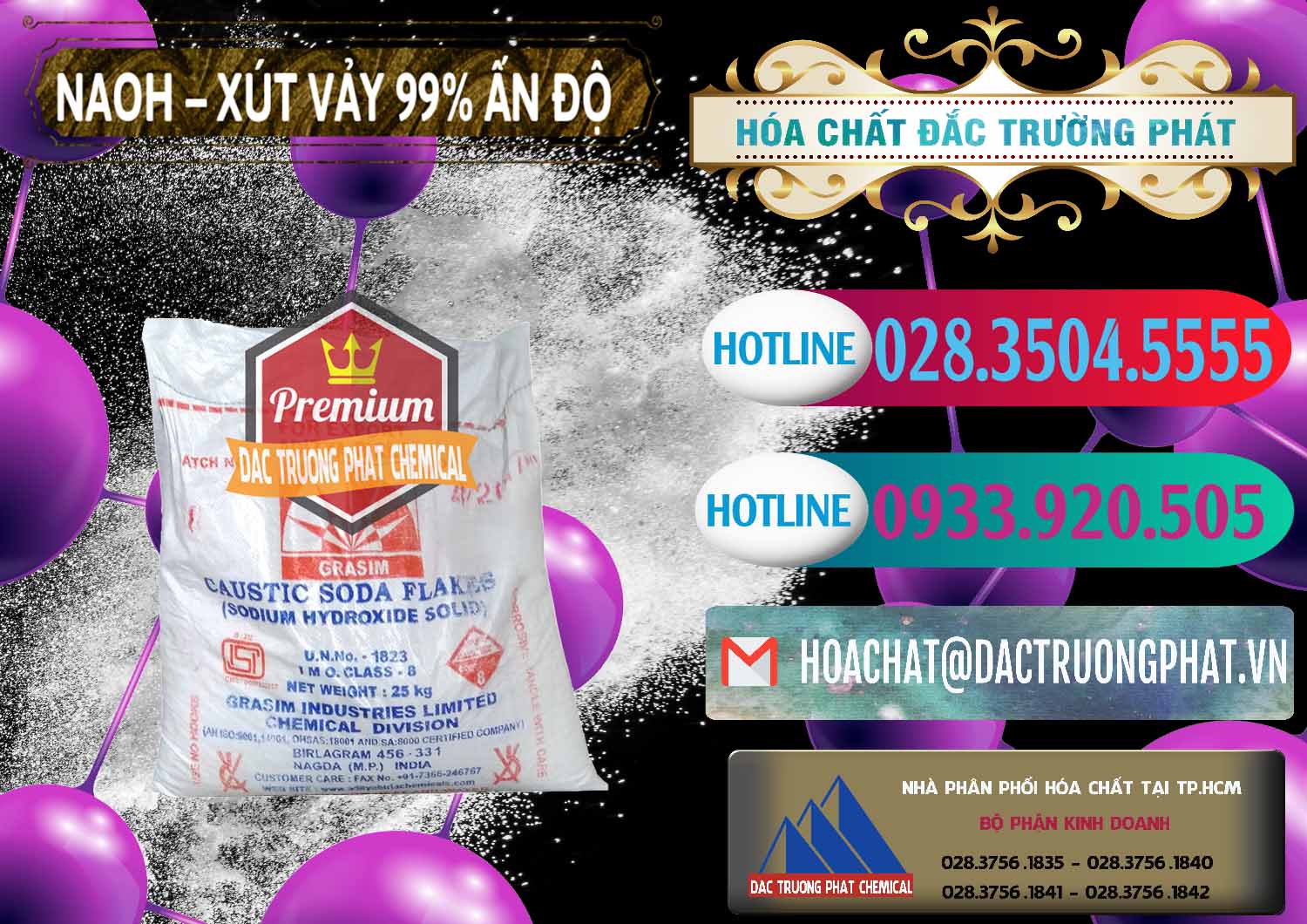 Cty cung cấp ( bán ) Xút Vảy - NaOH Vảy 99% Aditya Birla Grasim Ấn Độ India - 0171 - Nơi chuyên cung cấp và nhập khẩu hóa chất tại TP.HCM - truongphat.vn