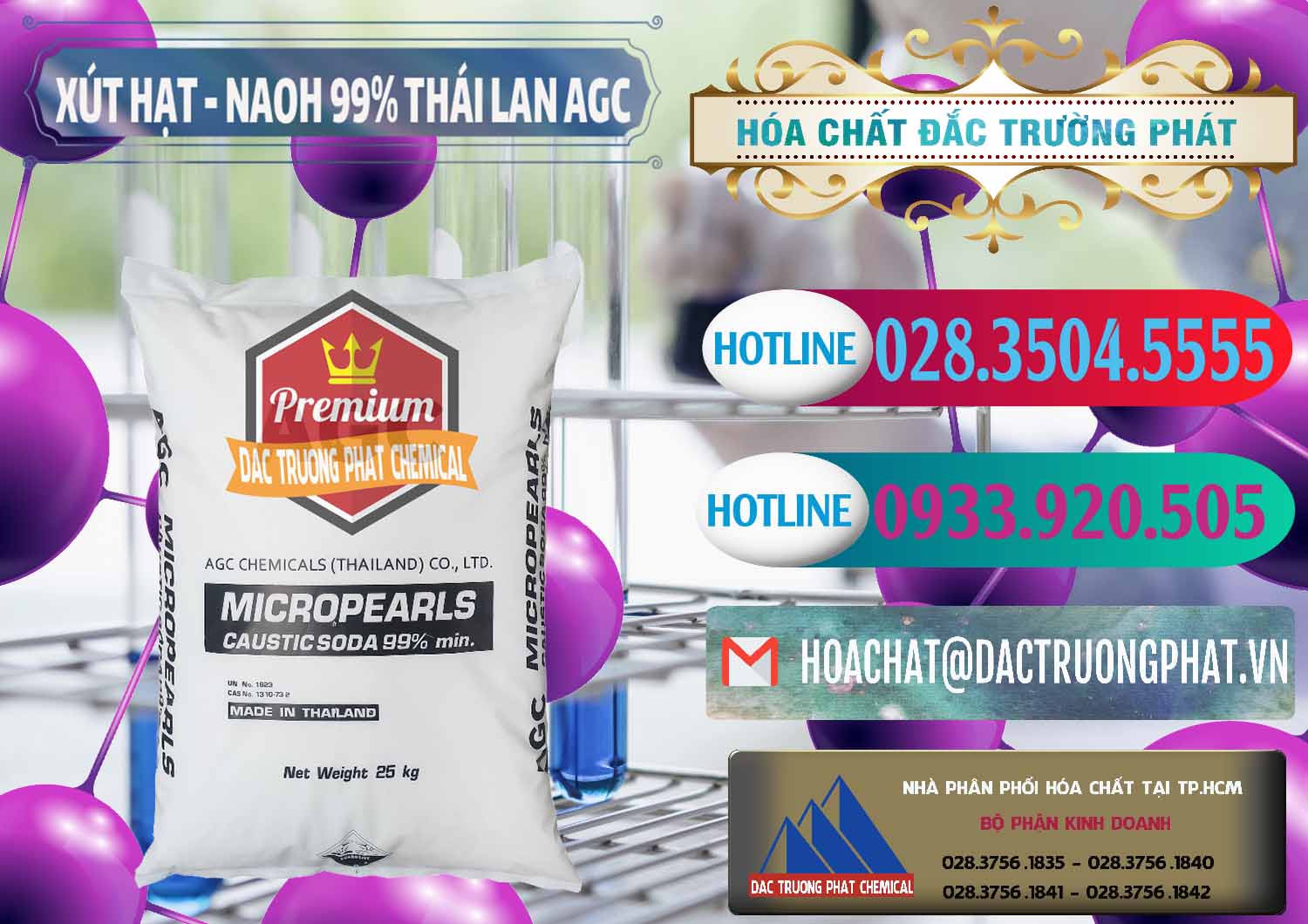 Nơi chuyên bán và cung ứng Xút Hạt - NaOH Bột 99% AGC Thái Lan - 0168 - Đơn vị chuyên cung ứng và phân phối hóa chất tại TP.HCM - truongphat.vn
