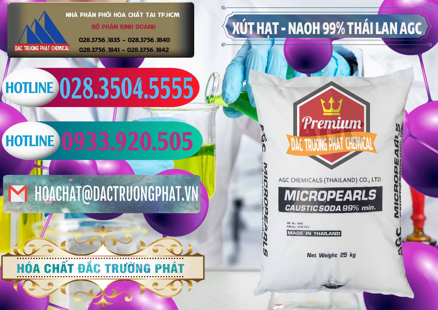 Đơn vị chuyên bán & phân phối Xút Hạt - NaOH Bột 99% AGC Thái Lan - 0168 - Nhà cung cấp ( bán ) hóa chất tại TP.HCM - truongphat.vn
