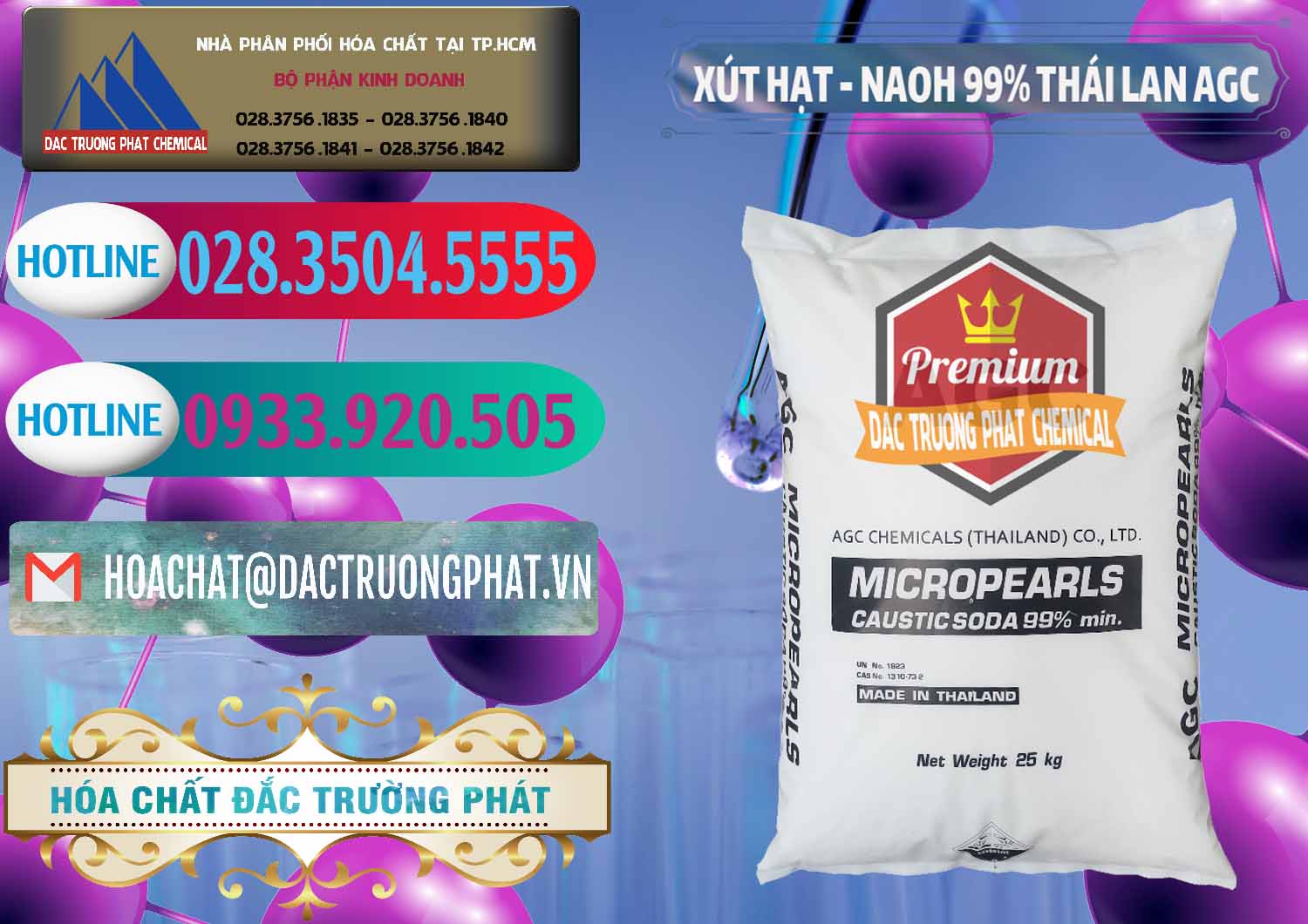 Đơn vị chuyên kinh doanh và bán Xút Hạt - NaOH Bột 99% AGC Thái Lan - 0168 - Công ty cung cấp và phân phối hóa chất tại TP.HCM - truongphat.vn