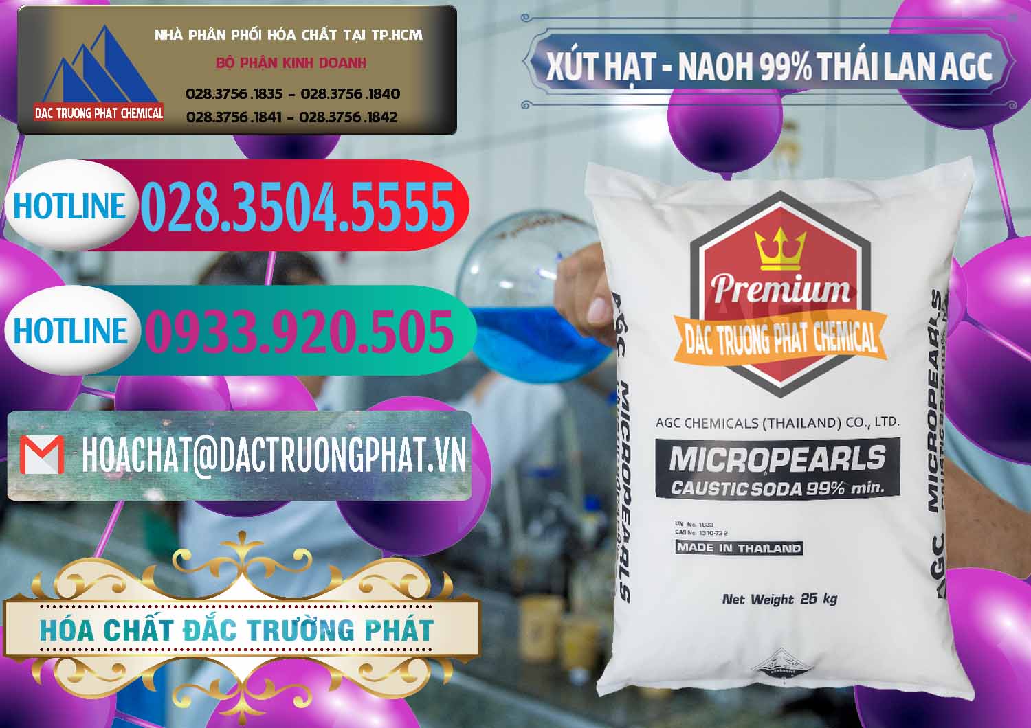 Công ty chuyên bán & cung cấp Xút Hạt - NaOH Bột 99% AGC Thái Lan - 0168 - Cty chuyên phân phối ( bán ) hóa chất tại TP.HCM - truongphat.vn