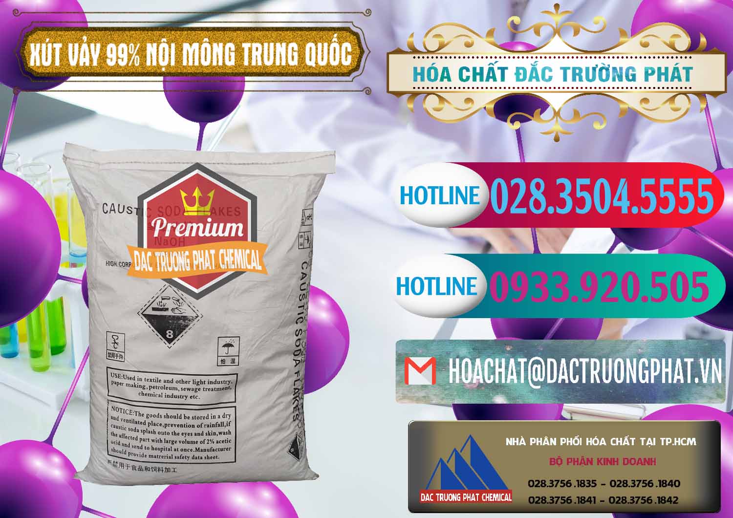 Công ty chuyên kinh doanh ( bán ) Xút Vảy - NaOH Vảy 99% Nội Mông Trung Quốc China - 0228 - Đơn vị chuyên phân phối - nhập khẩu hóa chất tại TP.HCM - truongphat.vn