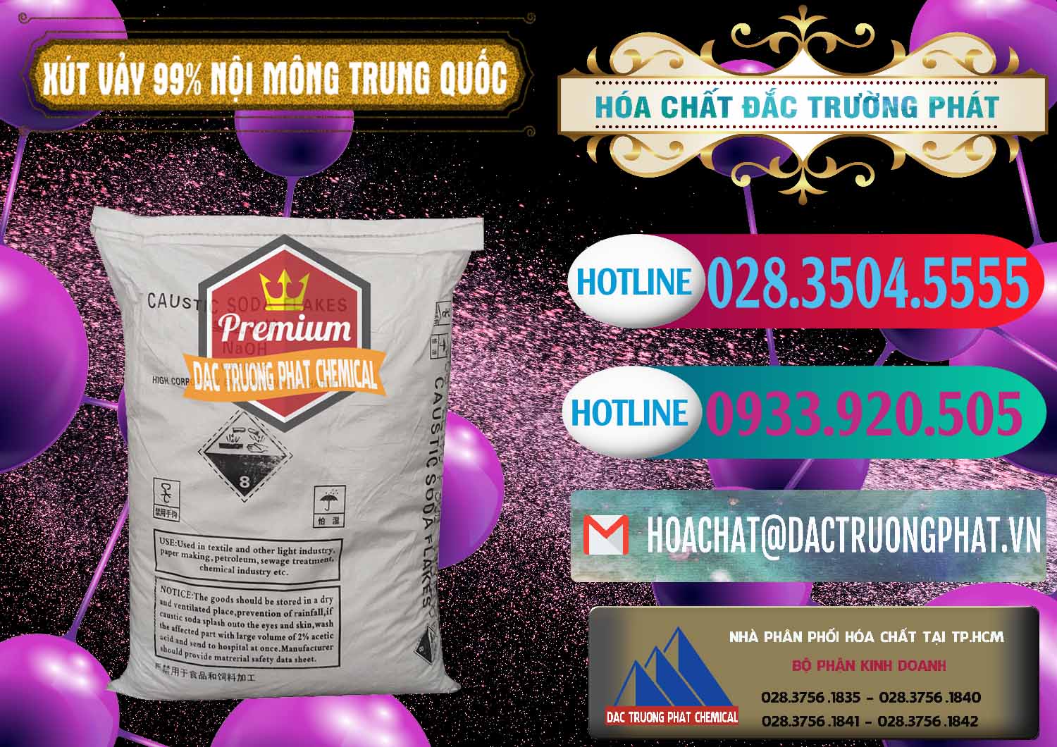 Nơi chuyên cung cấp - bán Xút Vảy - NaOH Vảy 99% Nội Mông Trung Quốc China - 0228 - Đơn vị cung cấp ( phân phối ) hóa chất tại TP.HCM - truongphat.vn