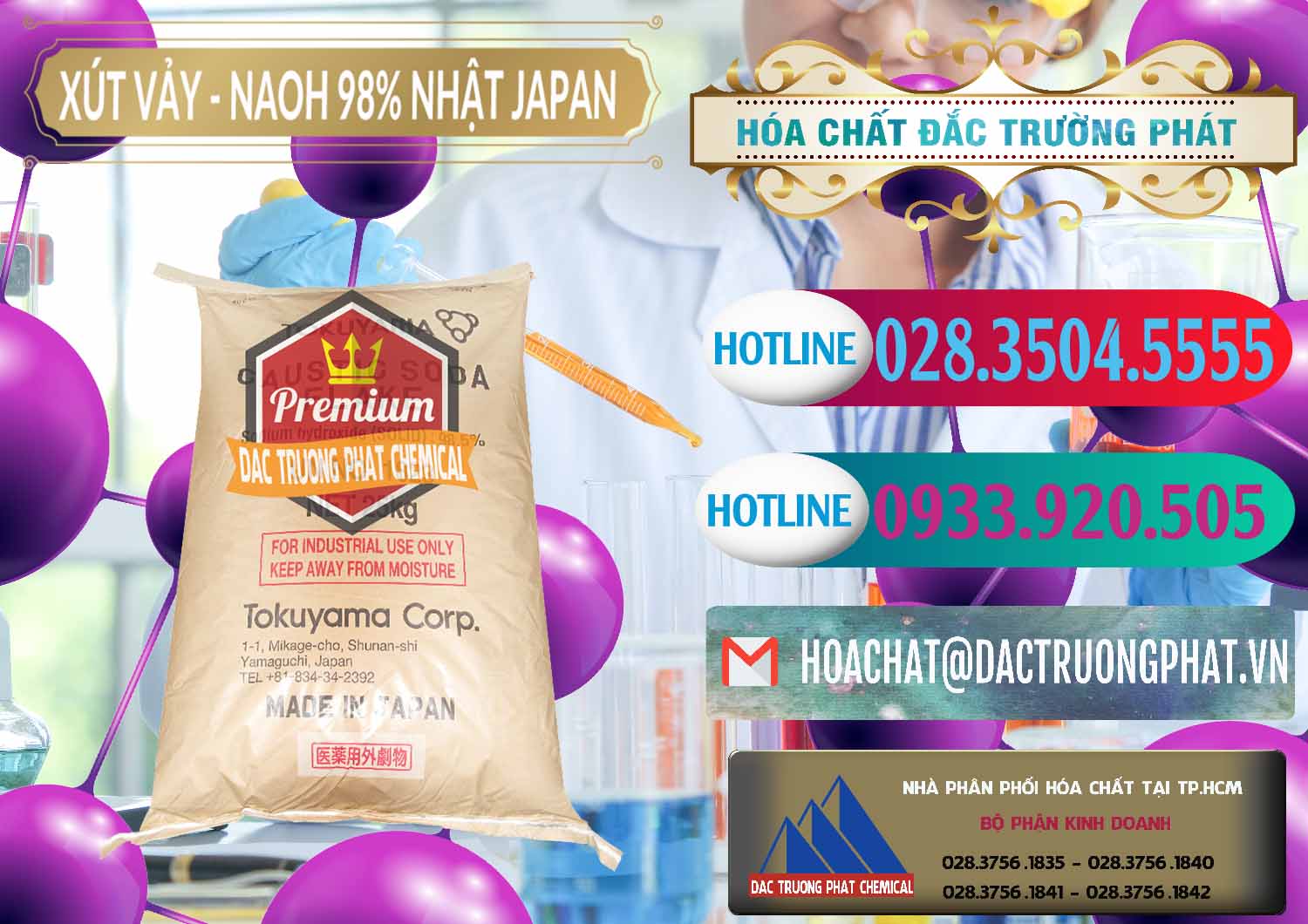 Cty chuyên bán - cung ứng Xút Vảy - NaOH Vảy 98% Tokuyama Nhật Bản Japan - 0173 - Công ty cung cấp - nhập khẩu hóa chất tại TP.HCM - truongphat.vn