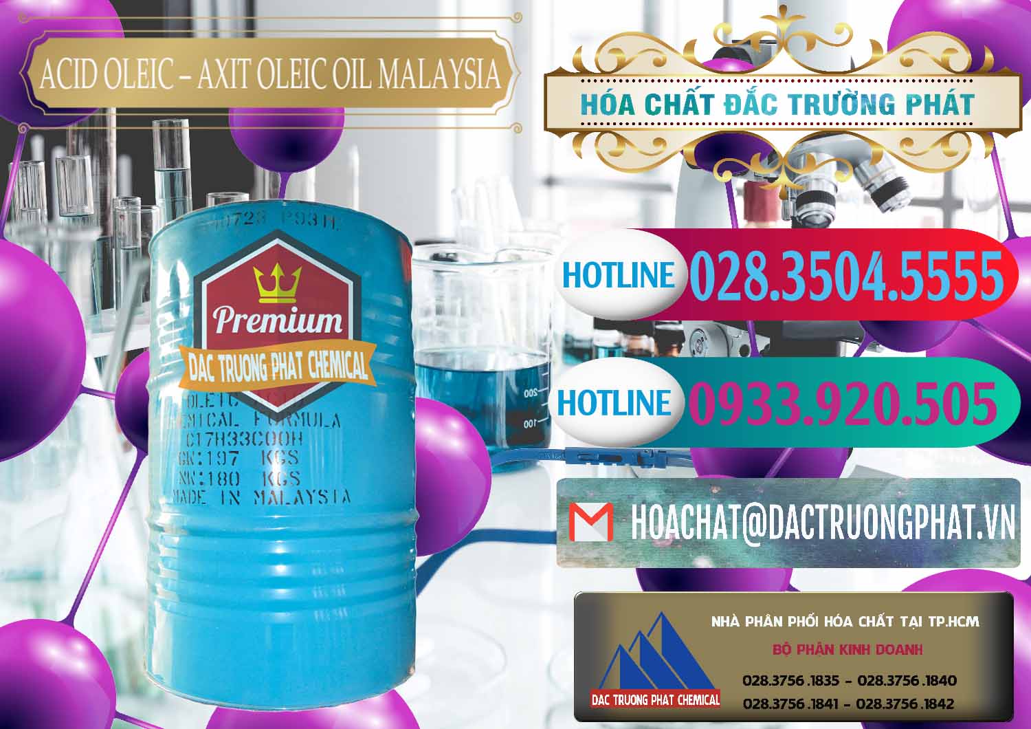 Phân phối & bán Acid Oleic – Axit Oleic Oil Malaysia - 0013 - Cty kinh doanh - phân phối hóa chất tại TP.HCM - truongphat.vn