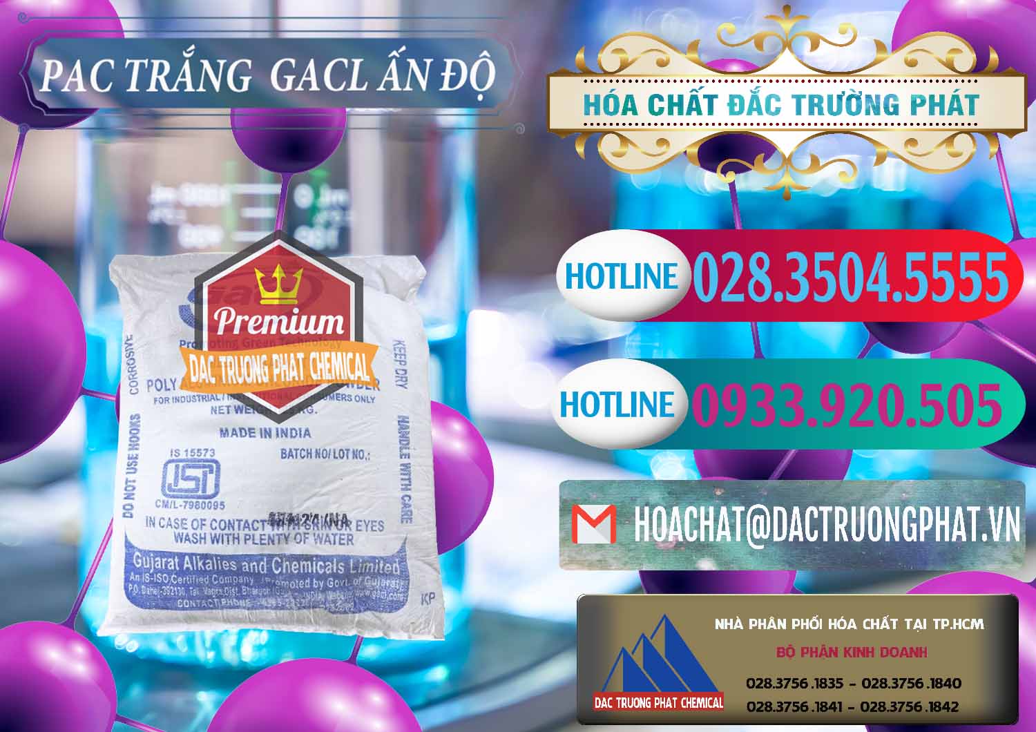 Đơn vị chuyên bán & cung cấp PAC - Polyaluminium Chloride Trắng GACL Ấn Độ India - 0266 - Nơi cung cấp & kinh doanh hóa chất tại TP.HCM - truongphat.vn
