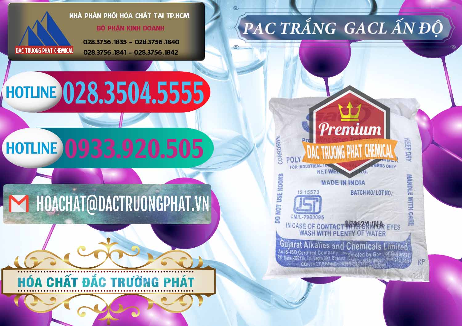 Nơi chuyên bán - cung cấp PAC - Polyaluminium Chloride Trắng GACL Ấn Độ India - 0266 - Chuyên nhập khẩu _ phân phối hóa chất tại TP.HCM - truongphat.vn