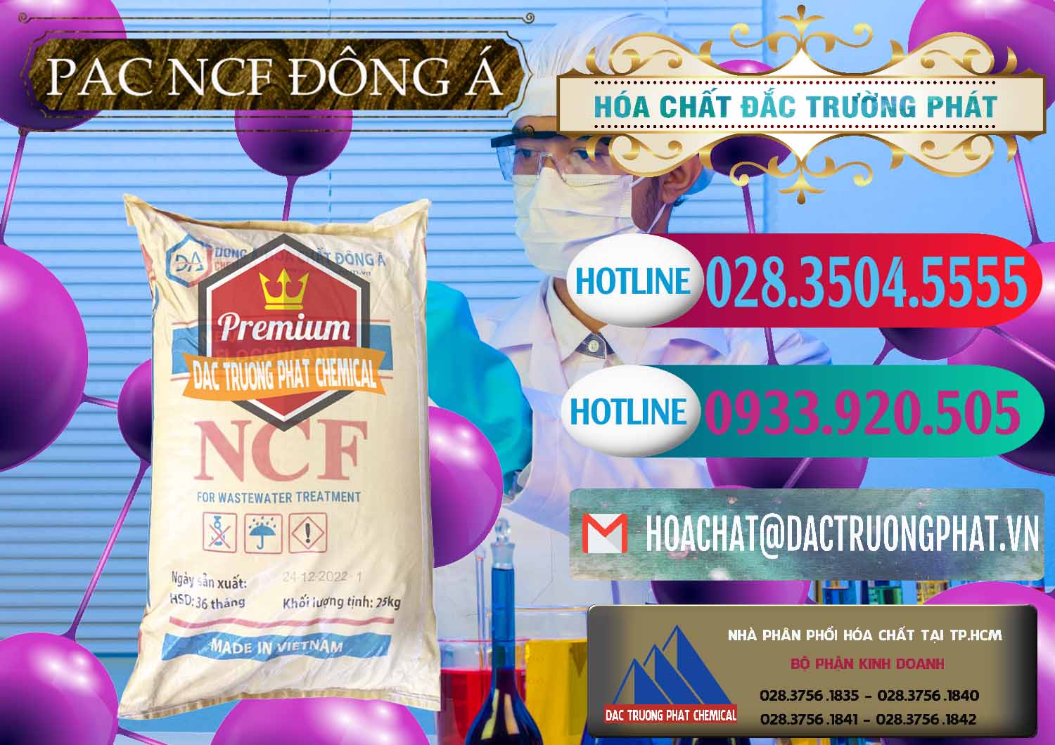 Công ty phân phối _ bán PAC - Polyaluminium Chloride Đông Á Việt Nam - 0408 - Đơn vị chuyên kinh doanh _ bán hóa chất tại TP.HCM - truongphat.vn