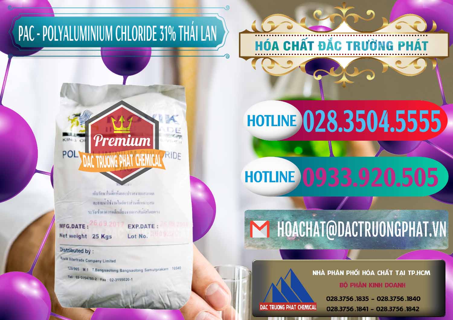 Cty bán & cung cấp PAC - Polyaluminium Chloride 31% Thái Lan Thailand - 0469 - Đơn vị cung cấp - phân phối hóa chất tại TP.HCM - truongphat.vn