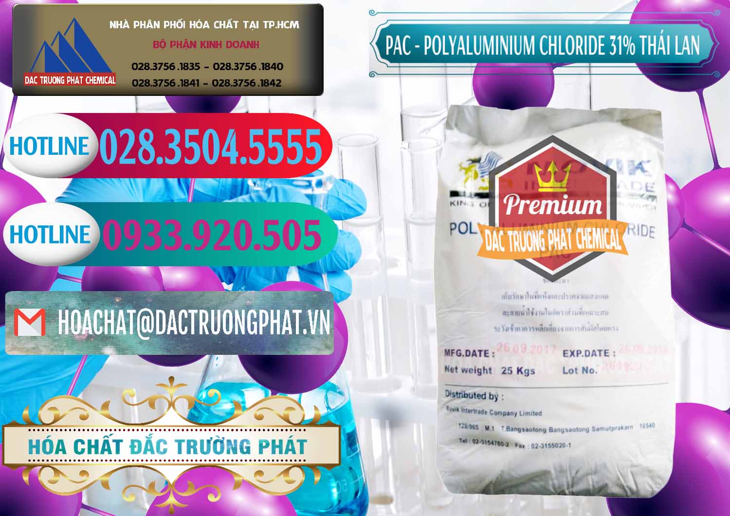 Đơn vị phân phối - bán PAC - Polyaluminium Chloride 31% Thái Lan Thailand - 0469 - Nhập khẩu & cung cấp hóa chất tại TP.HCM - truongphat.vn