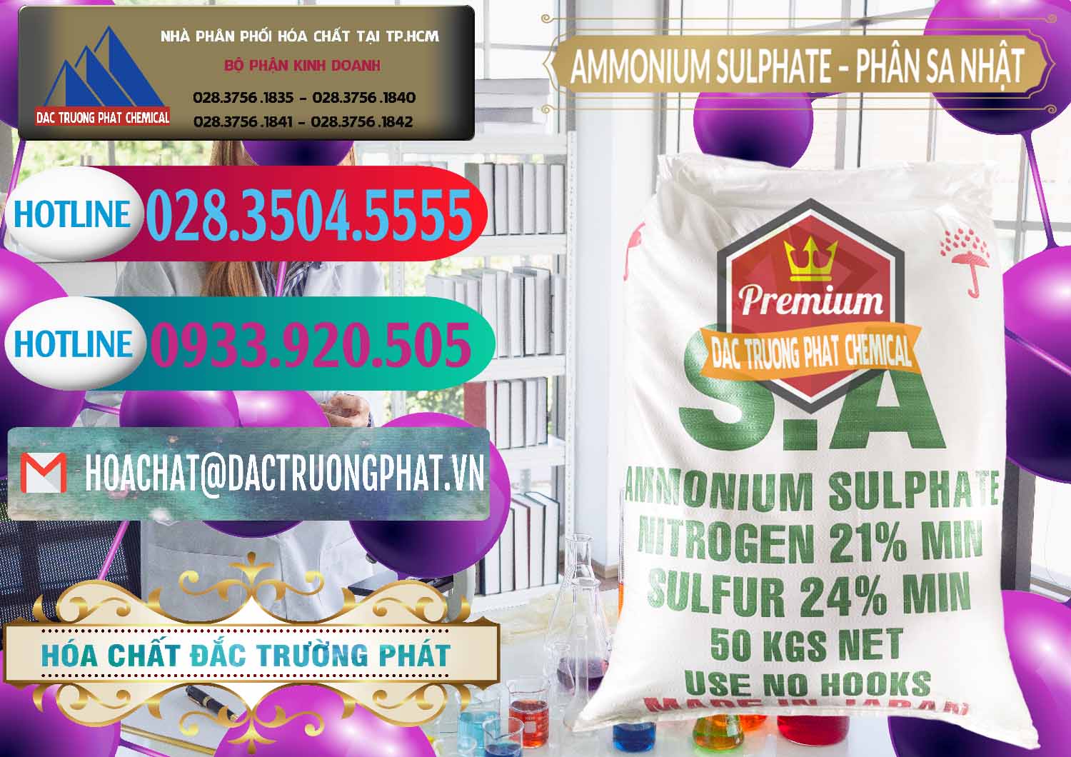 Công ty bán ( phân phối ) Ammonium Sulphate – Phân Sa Nhật Japan - 0023 - Nơi chuyên cung cấp - kinh doanh hóa chất tại TP.HCM - truongphat.vn