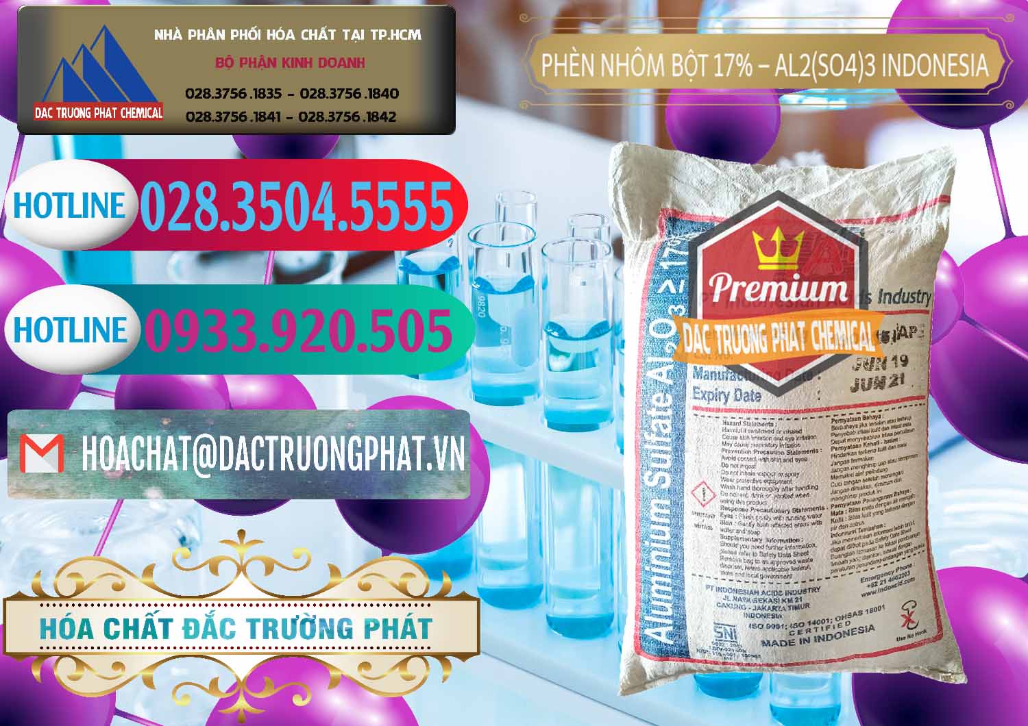 Kinh doanh và bán Phèn Nhôm Bột - Al2(SO4)3 17% bao 25kg Indonesia - 0114 - Đơn vị cung cấp _ phân phối hóa chất tại TP.HCM - truongphat.vn