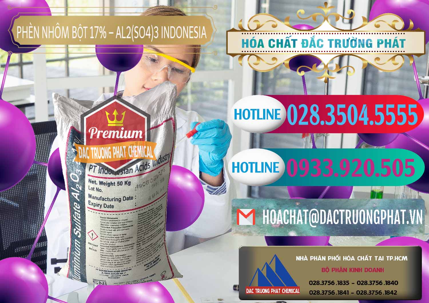 Chuyên phân phối & bán Phèn Nhôm Bột - Al2(SO4)3 17% bao 50kg Indonesia - 0112 - Công ty cung ứng _ phân phối hóa chất tại TP.HCM - truongphat.vn