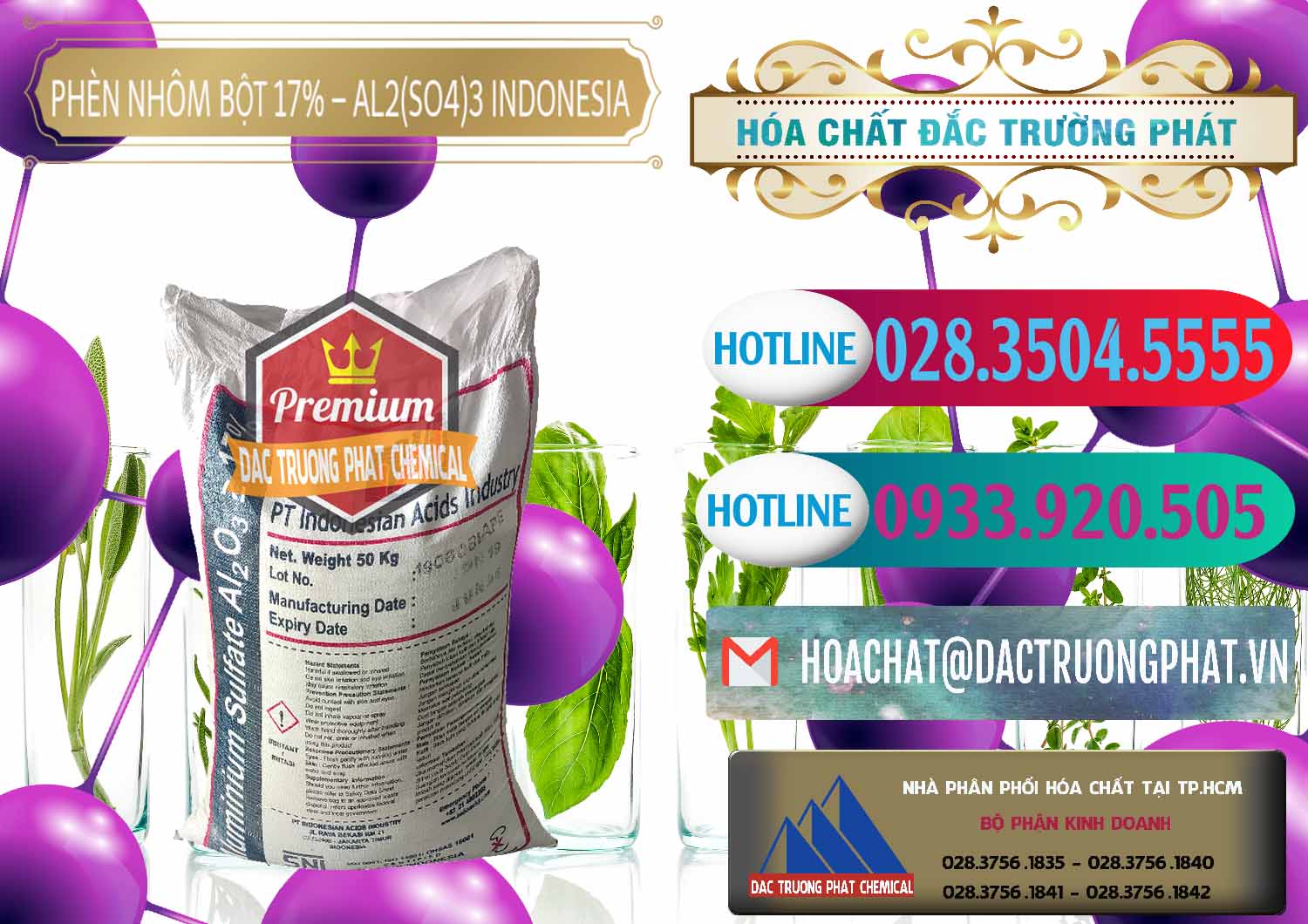 Đơn vị chuyên bán - cung ứng Phèn Nhôm Bột - Al2(SO4)3 17% bao 50kg Indonesia - 0112 - Nhà phân phối và bán hóa chất tại TP.HCM - truongphat.vn