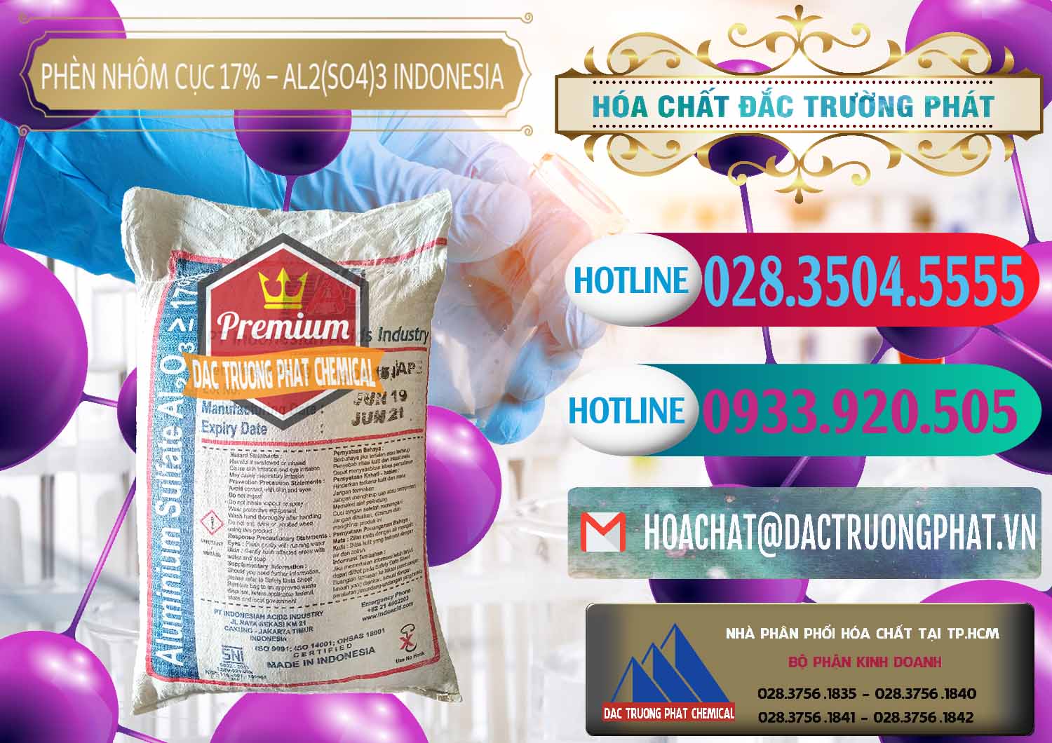 Công ty chuyên nhập khẩu và bán Phèn Nhôm Cục - Al2(SO4)3 17% bao 25kg Indonesia - 0115 - Nơi chuyên cung cấp & nhập khẩu hóa chất tại TP.HCM - truongphat.vn