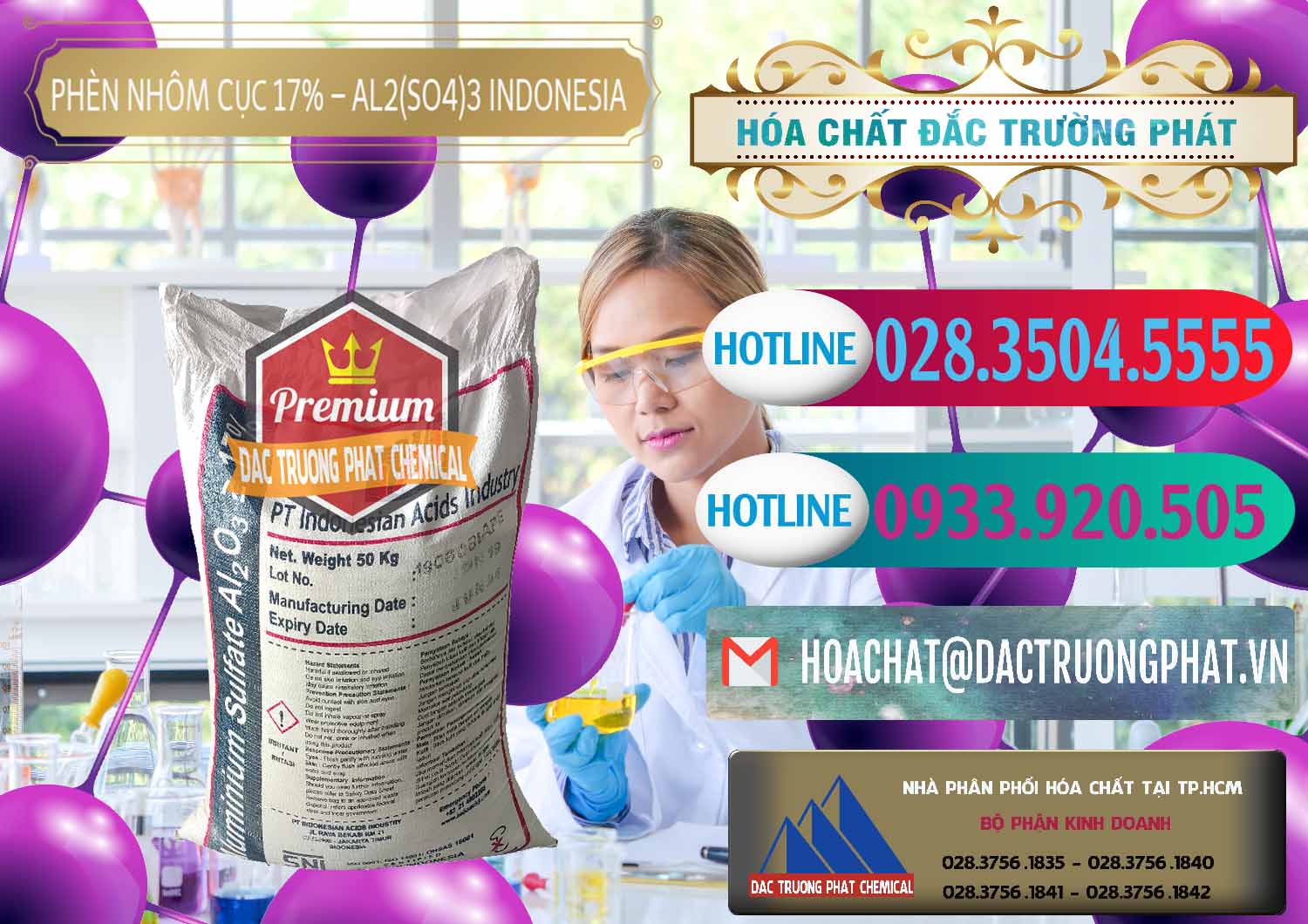 Công ty bán và cung cấp Phèn Nhôm Cục - Al2(SO4)3 17% bao 50kg Indonesia - 0113 - Nhà phân phối và kinh doanh hóa chất tại TP.HCM - truongphat.vn