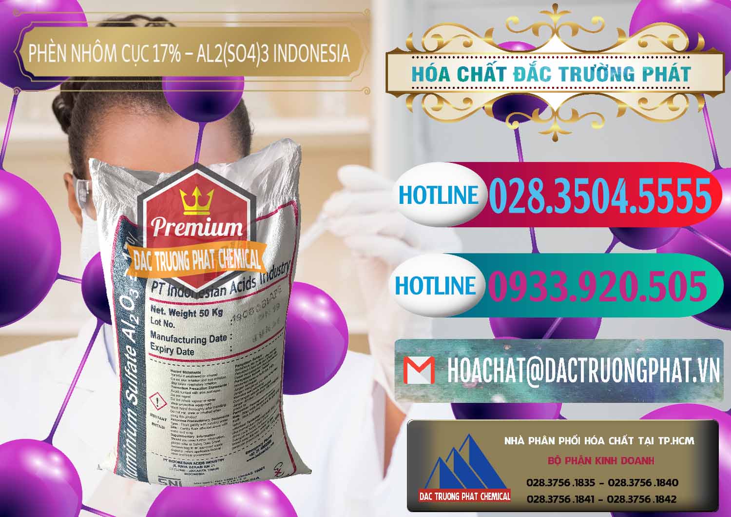Đơn vị bán - cung ứng Phèn Nhôm Cục - Al2(SO4)3 17% bao 50kg Indonesia - 0113 - Cty cung cấp & bán hóa chất tại TP.HCM - truongphat.vn