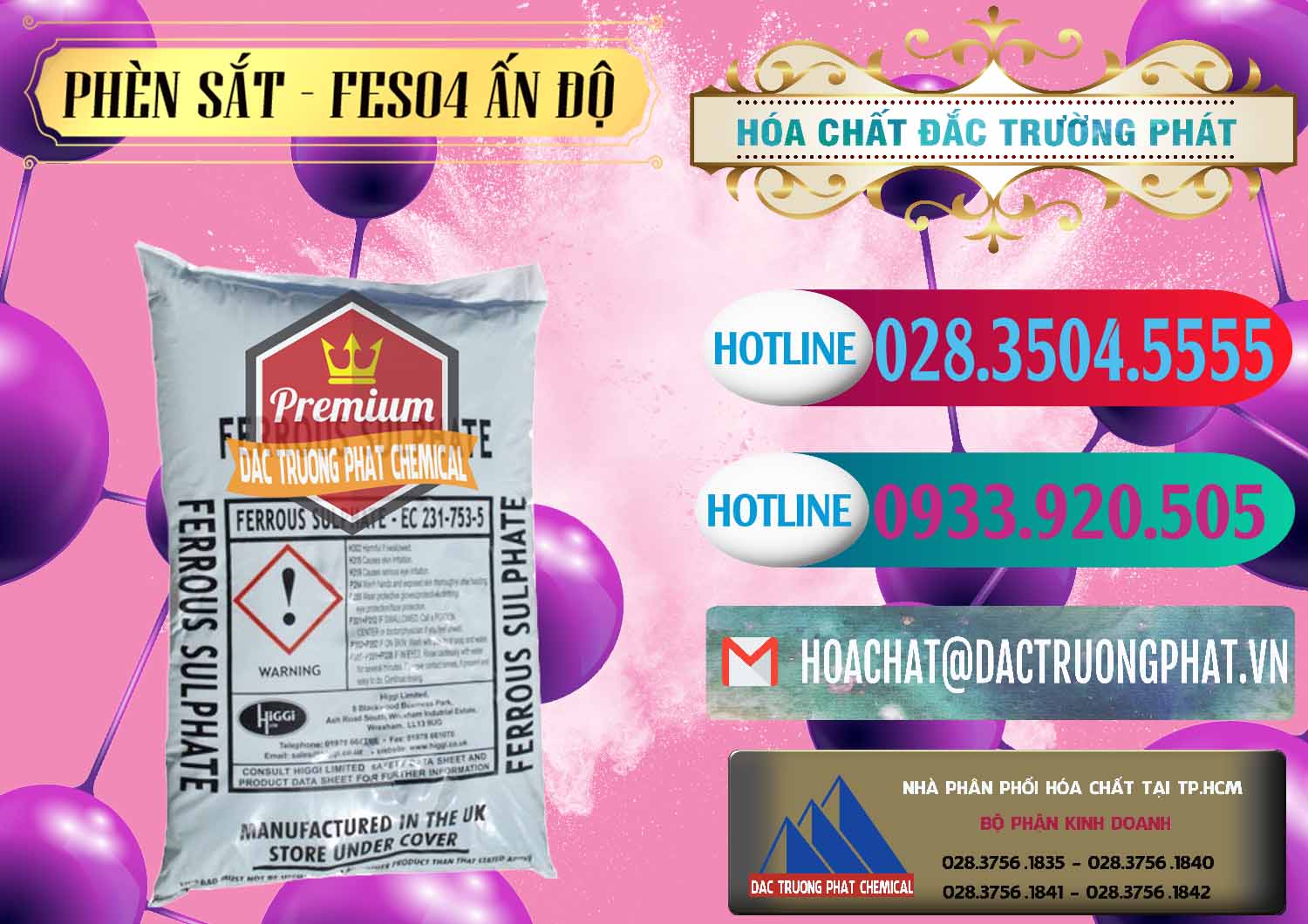 Nơi cung cấp _ bán Phèn Sắt - FeSO4.7H2O Ấn Độ India - 0354 - Nơi bán _ phân phối hóa chất tại TP.HCM - truongphat.vn