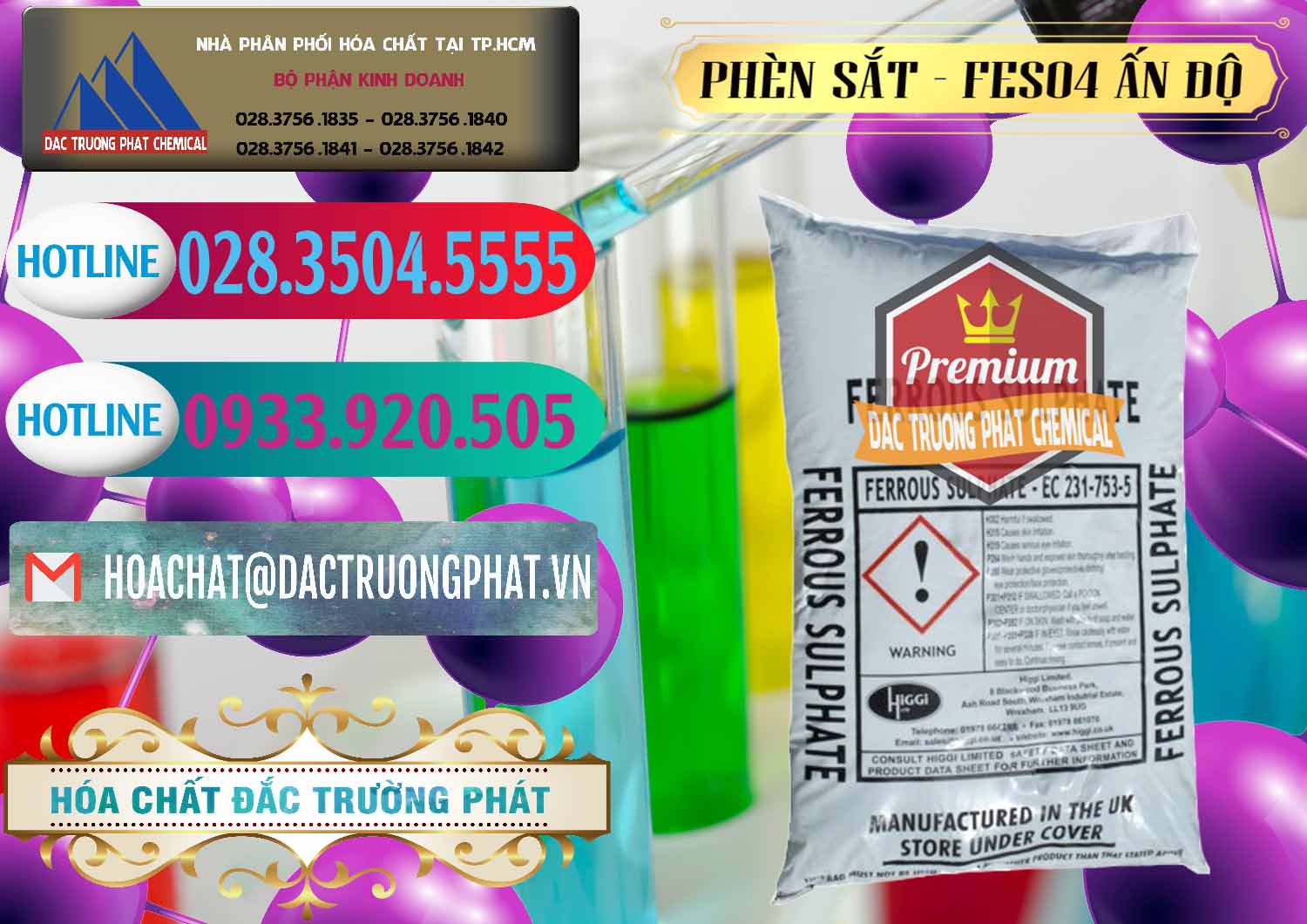 Cung cấp _ bán Phèn Sắt - FeSO4.7H2O Ấn Độ India - 0354 - Nơi chuyên kinh doanh _ phân phối hóa chất tại TP.HCM - truongphat.vn