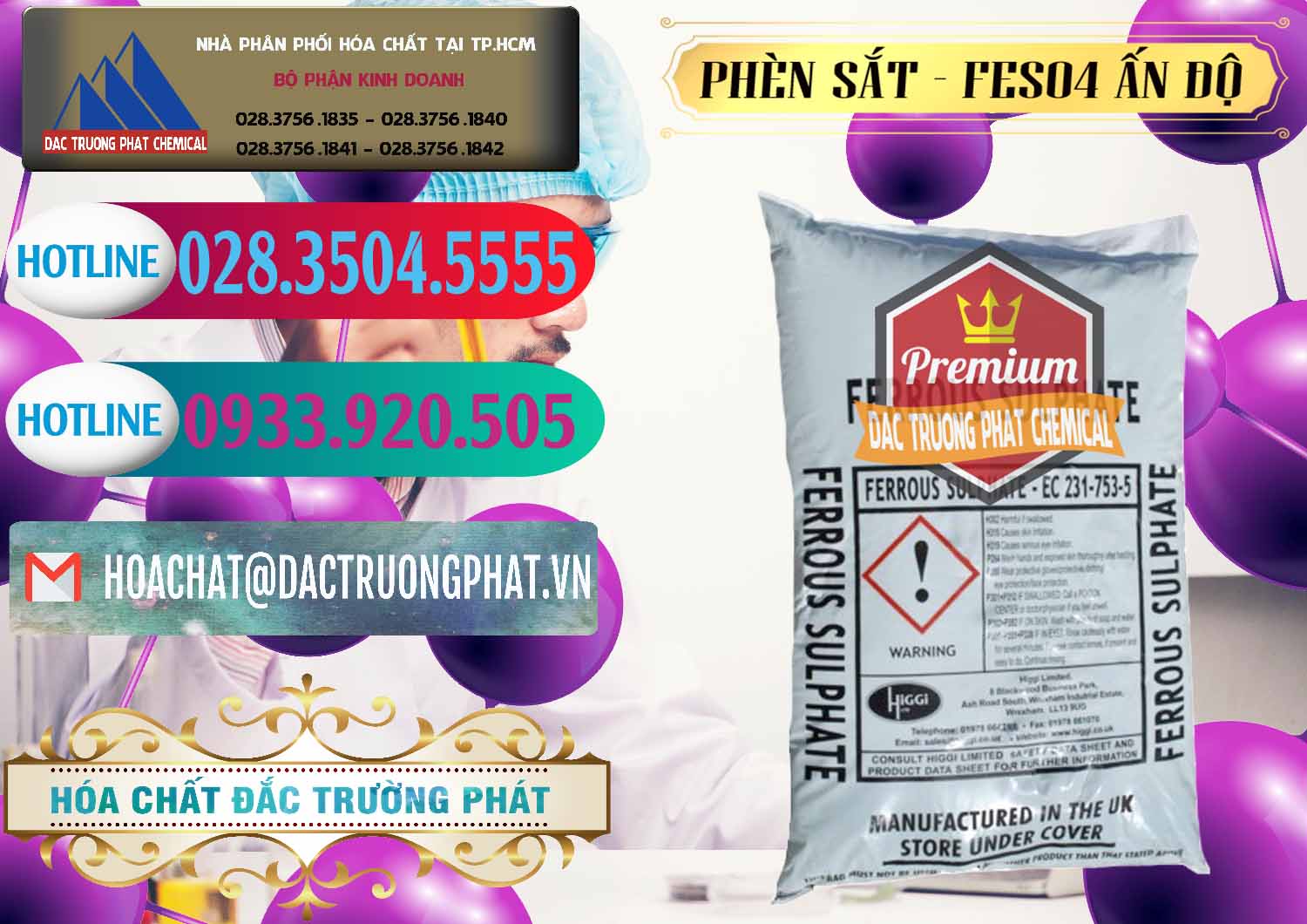 Nhà phân phối & bán Phèn Sắt - FeSO4.7H2O Ấn Độ India - 0354 - Cung cấp và kinh doanh hóa chất tại TP.HCM - truongphat.vn