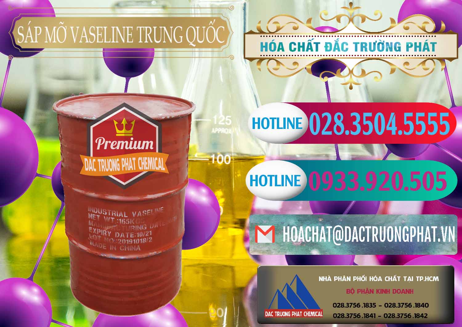 Bán - cung cấp Sáp Mỡ Vaseline Trung Quốc China - 0122 - Nơi phân phối & nhập khẩu hóa chất tại TP.HCM - truongphat.vn