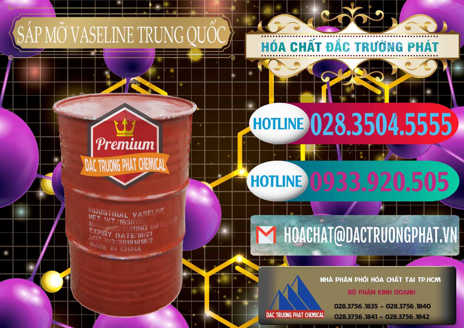 Nơi chuyên kinh doanh và bán Sáp Mỡ Vaseline Trung Quốc China - 0122 - Nhà phân phối _ cung cấp hóa chất tại TP.HCM - truongphat.vn
