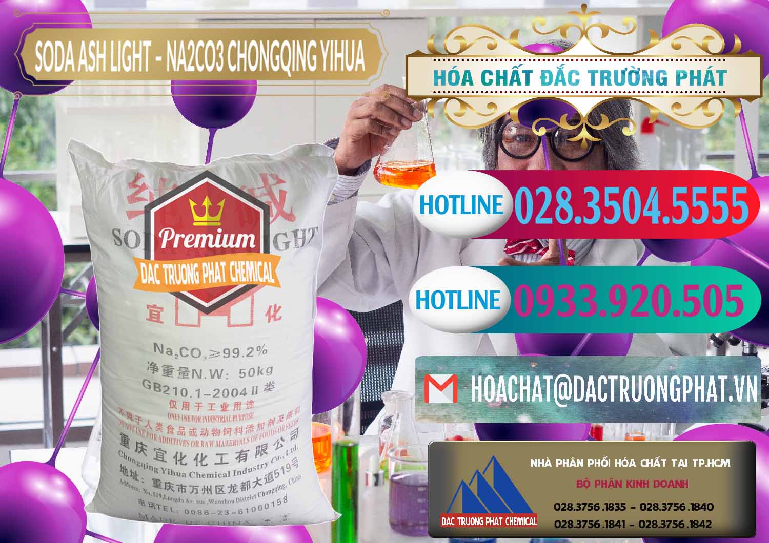 Chuyên kinh doanh - bán Soda Ash Light - NA2CO3 Chongqing Yihua Trung Quốc China - 0129 - Công ty nhập khẩu & phân phối hóa chất tại TP.HCM - truongphat.vn