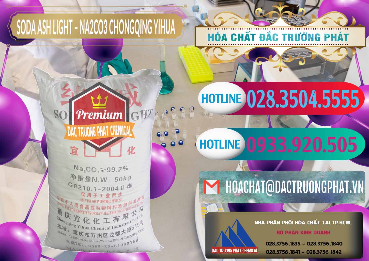 Cty cung cấp ( bán ) Soda Ash Light - NA2CO3 Chongqing Yihua Trung Quốc China - 0129 - Nơi chuyên kinh doanh ( phân phối ) hóa chất tại TP.HCM - truongphat.vn