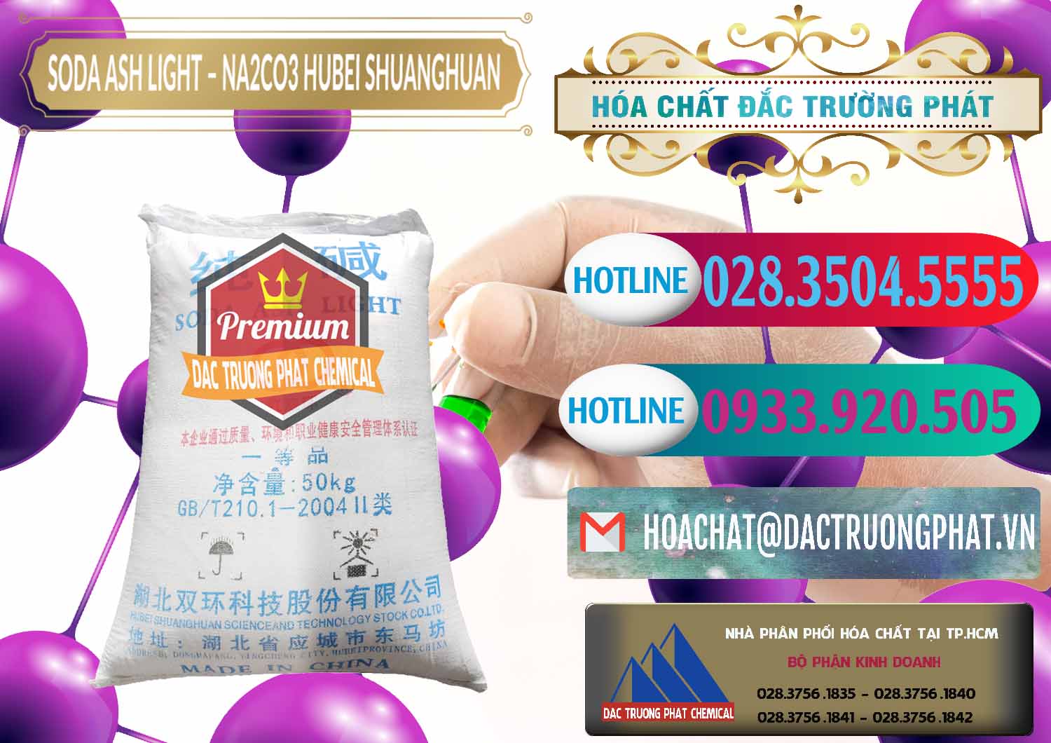 Đơn vị chuyên bán và cung cấp Soda Ash Light - NA2CO3 2 Vòng Tròn Hubei Shuanghuan Trung Quốc China - 0130 - Chuyên bán ( phân phối ) hóa chất tại TP.HCM - truongphat.vn
