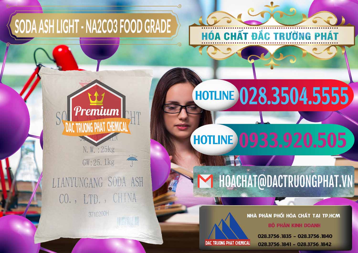 Soda Ash Light – NA2CO3 Food Grade Trung Quốc China Cty chuyên bán ( cung cấp ) Soda Ash Light – NA2CO3 Food Grade Trung Quốc China - 0127 - Cty chuyên phân phối và cung ứng hóa chất tại TP.HCM - truongphat.vn