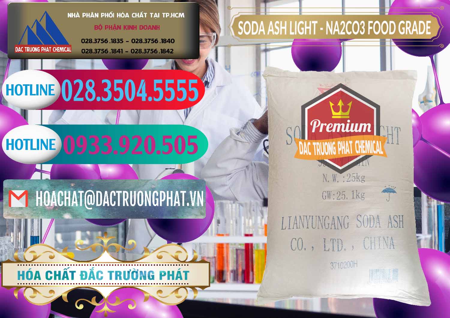 Soda Ash Light – NA2CO3 Food Grade Trung Quốc China Công ty chuyên phân phối & bán Soda Ash Light – NA2CO3 Food Grade Trung Quốc China - 0127 - Cung cấp ( phân phối ) hóa chất tại TP.HCM - truongphat.vn