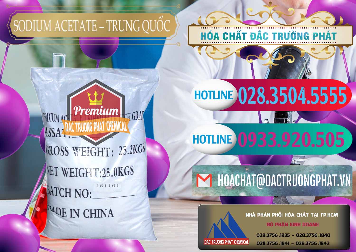 Cty chuyên bán & cung cấp Sodium Acetate - Natri Acetate Trung Quốc China - 0134 - Cung cấp - kinh doanh hóa chất tại TP.HCM - truongphat.vn